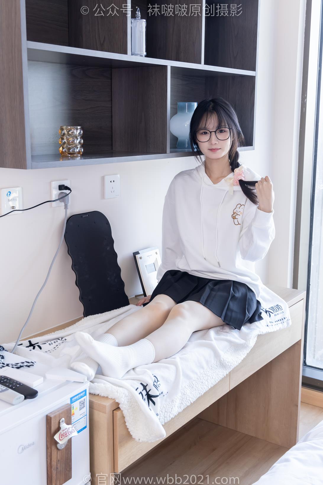 袜啵啵 368期花絮版 甜甜圈白棉袜[160P/1V/5.72G]插图8