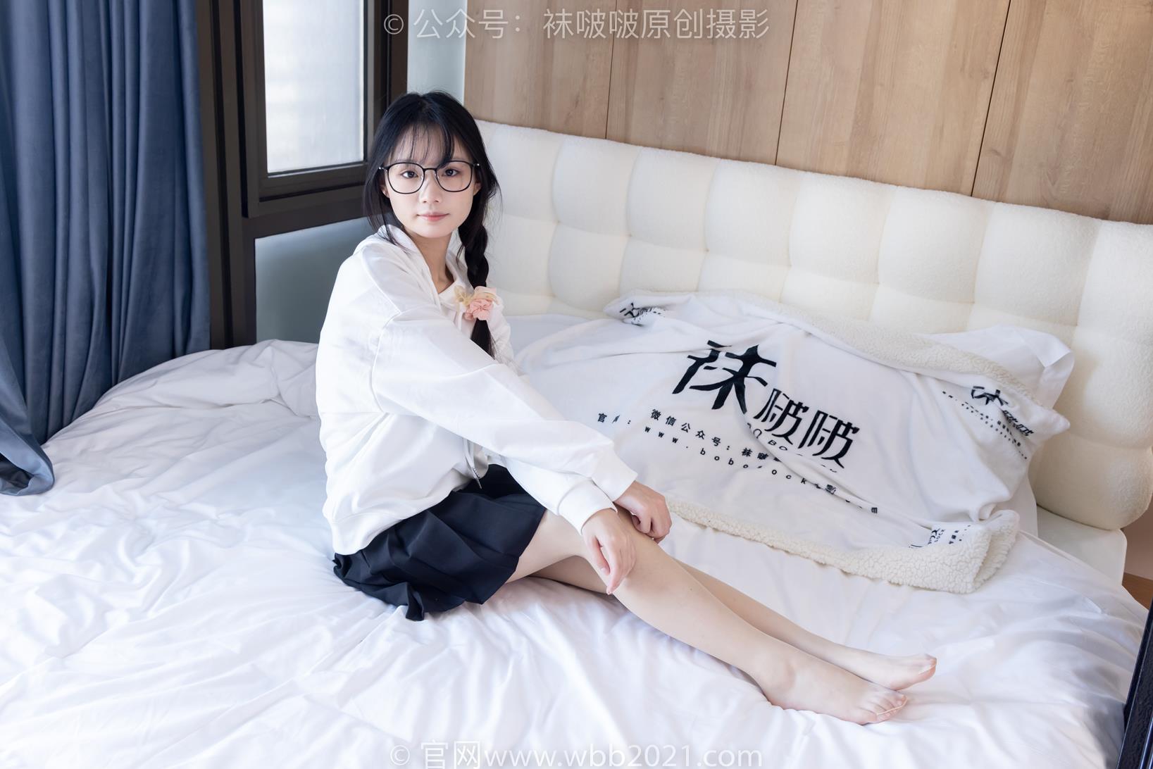 袜啵啵 368期花絮版 甜甜圈白棉袜[160P/1V/5.72G]插图1