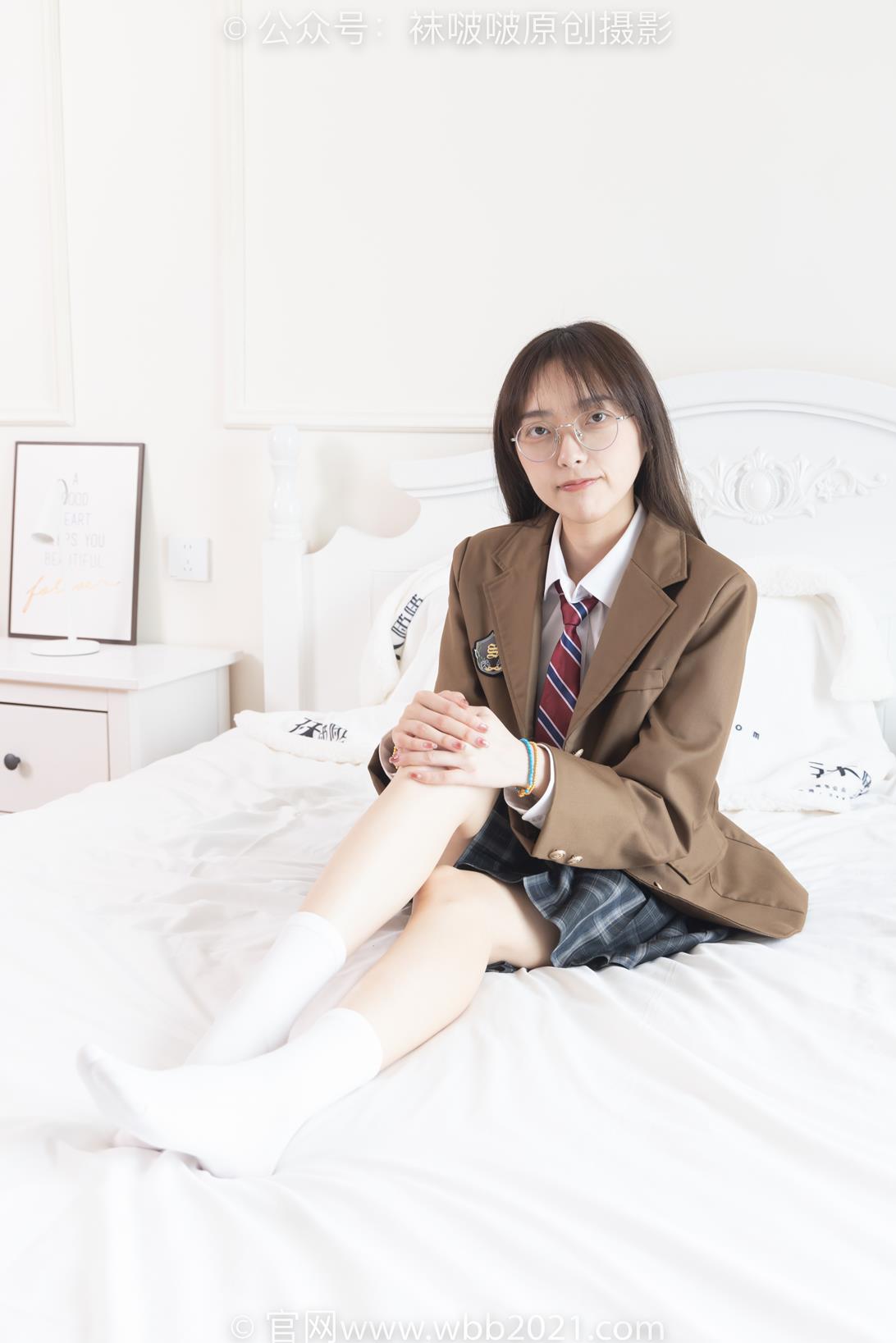 袜啵啵370期（超长花絮版）稚予帆布鞋白棉袜灰色船袜 [140P/1V/5.48G]插图6