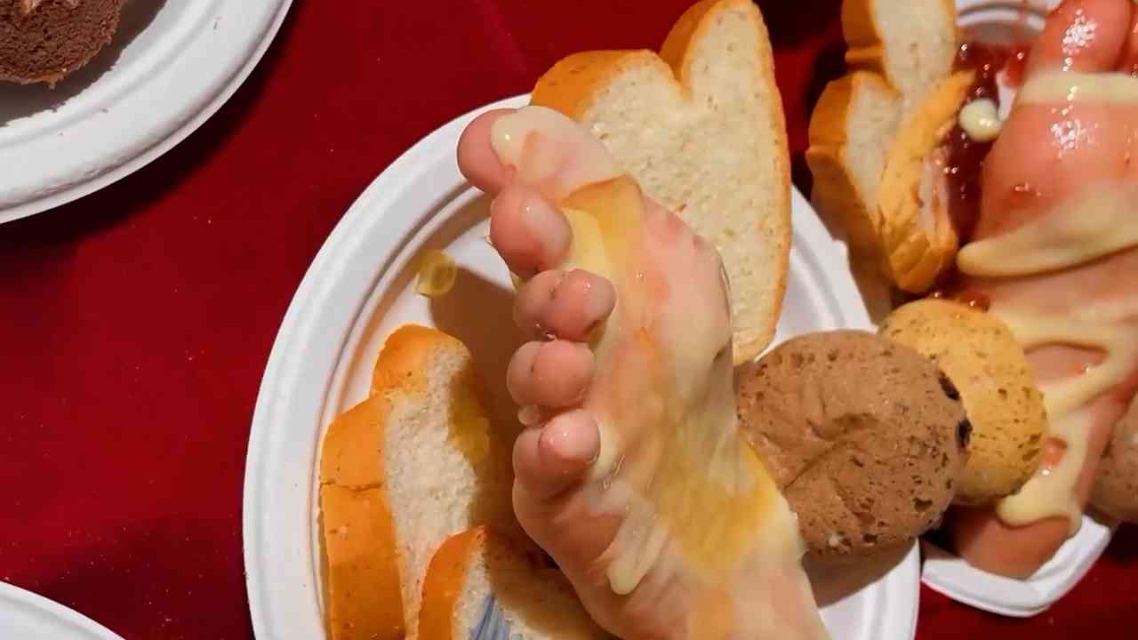 美食甜点足部盛宴脚底抹油奶油 [1V/1.36G]插图6