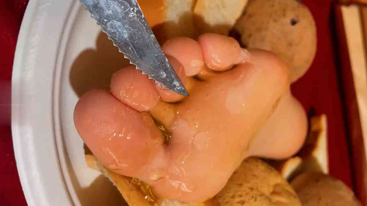 美食甜点足部盛宴脚底抹油奶油 [1V/1.36G]插图4