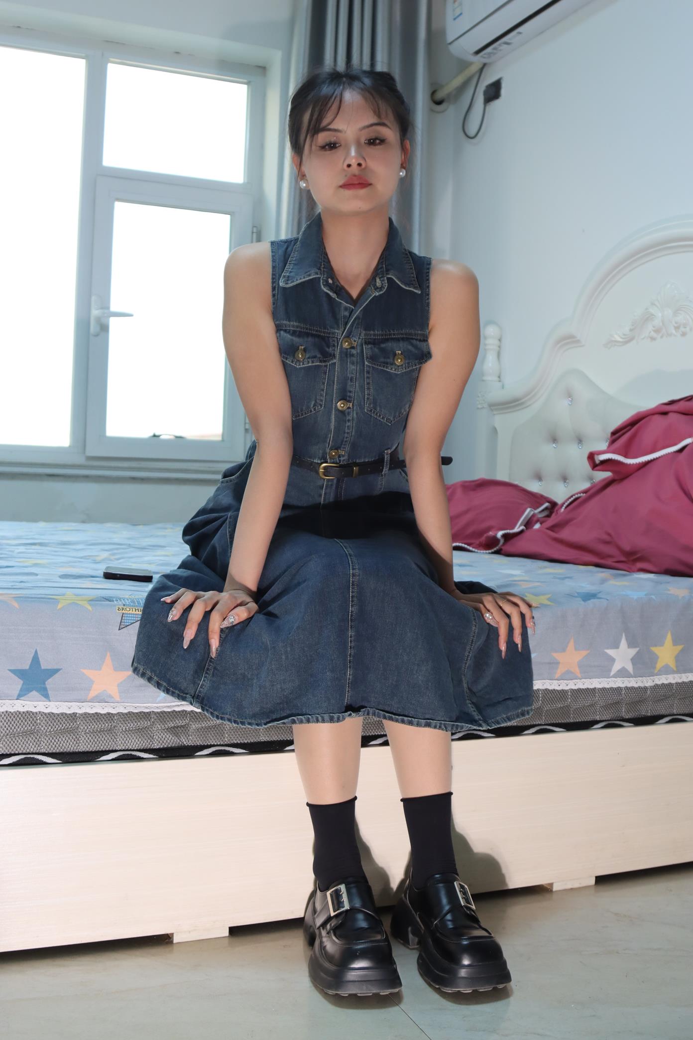 作者原创 第三期佳佳肉丝 脚高跟鞋黑皮鞋黑丝短袜[484P/6V/8.37GB]插图3