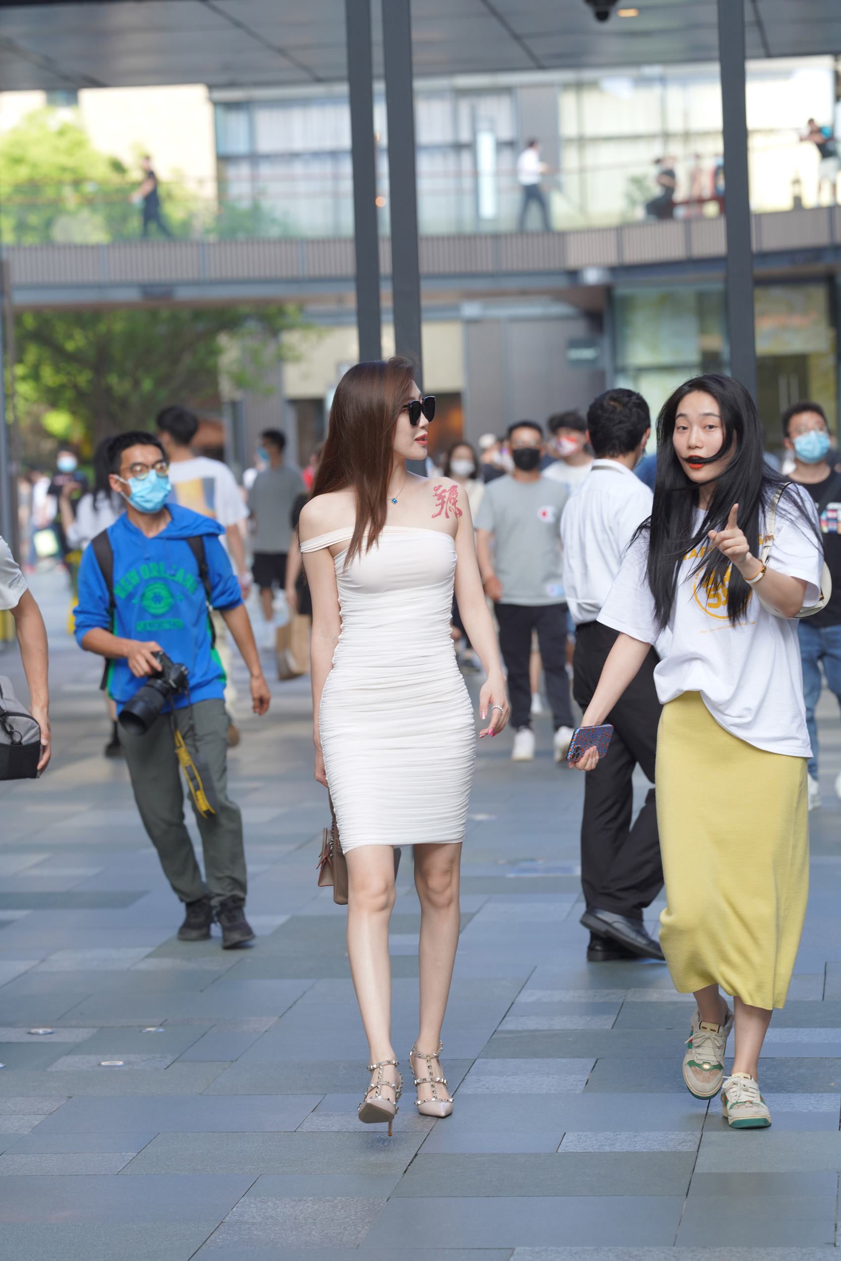 精选街拍作品 NO.2799 白色吊带裙[205P/556MB]插图4