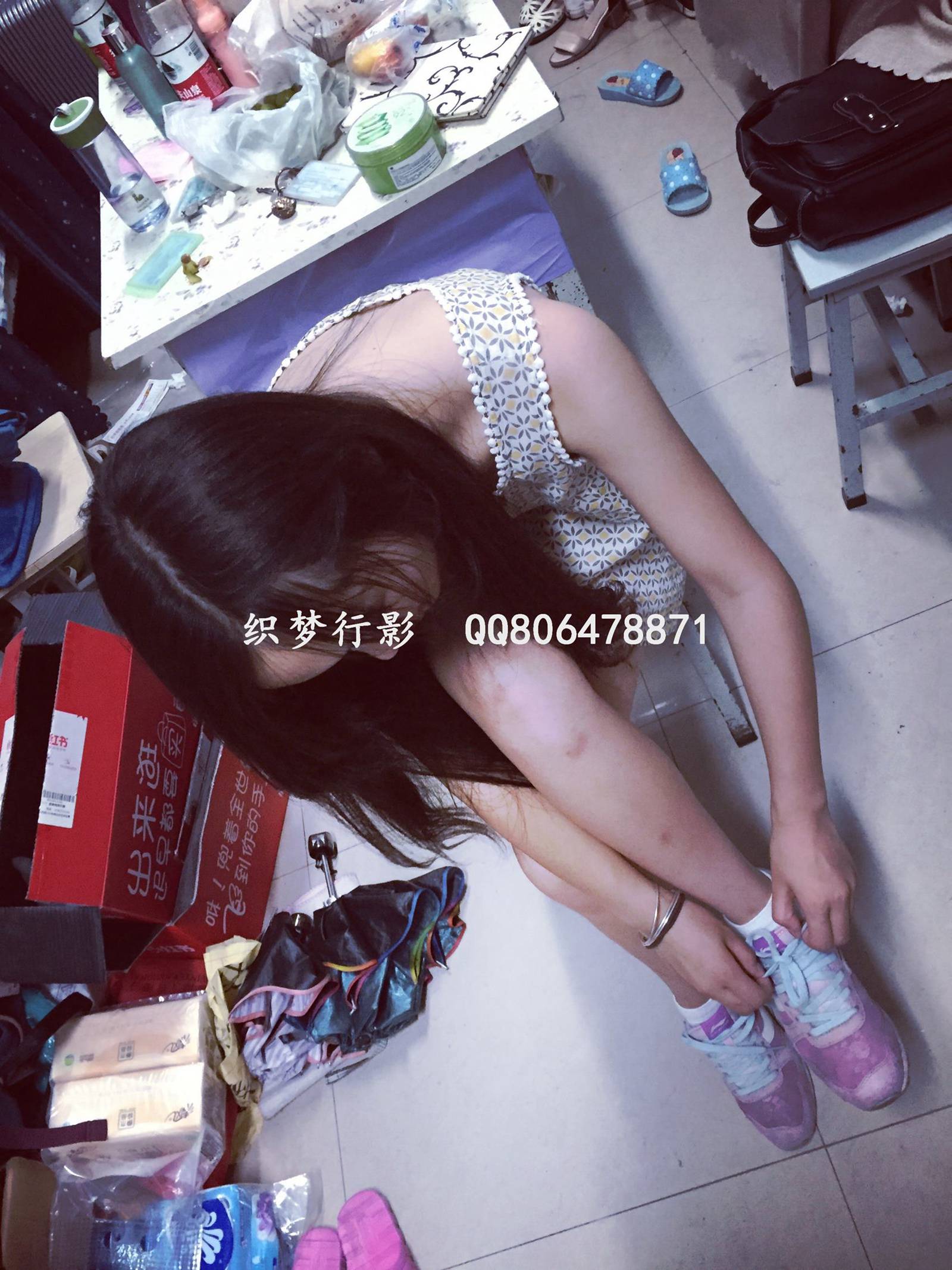 织梦行影@NO.012-第十二期 宿舍白袜运动鞋（白棉）[23P/37MB]插图3