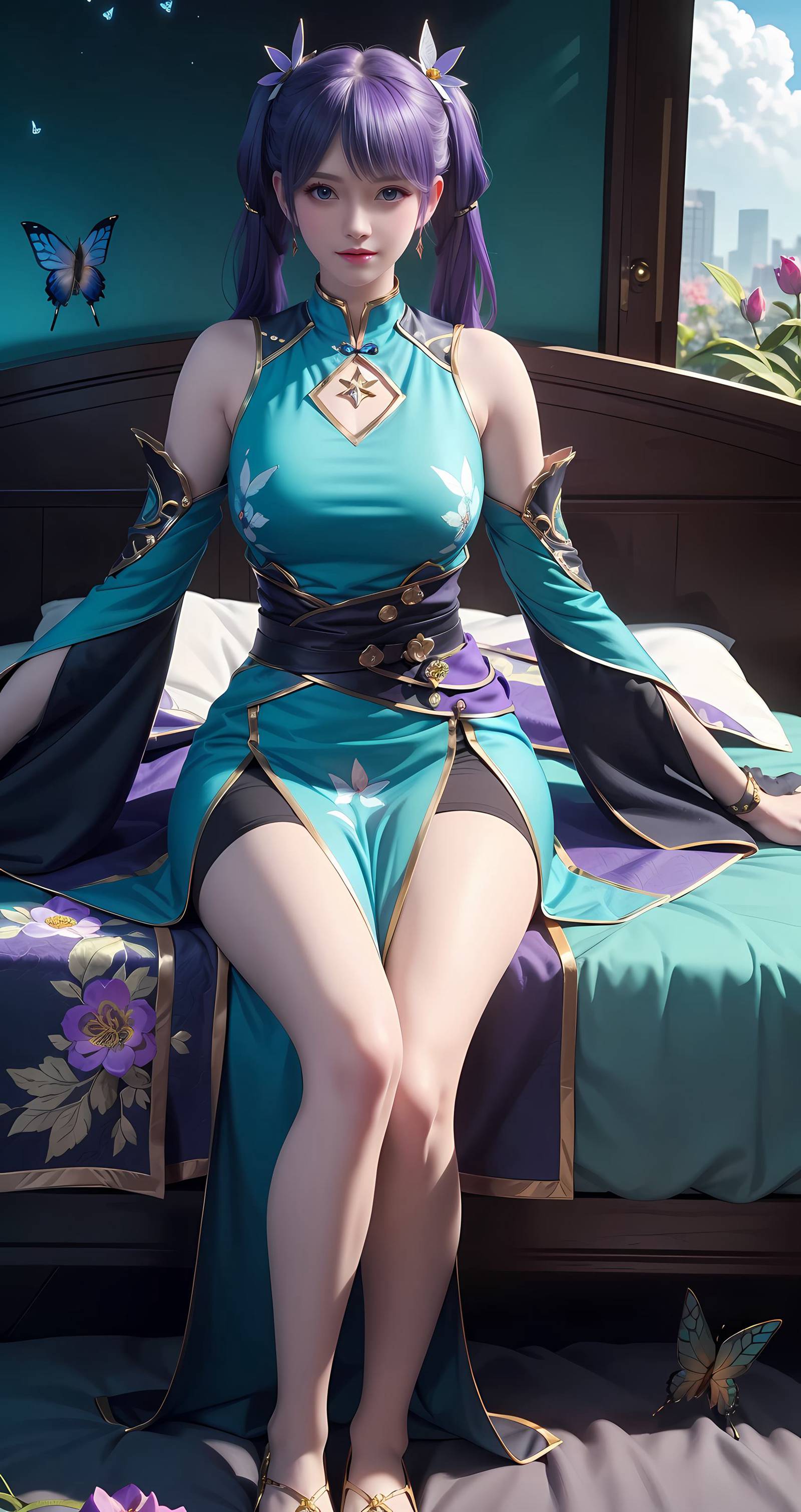 AI绘画 284 韩雪旗袍[40P/510MB]插图1