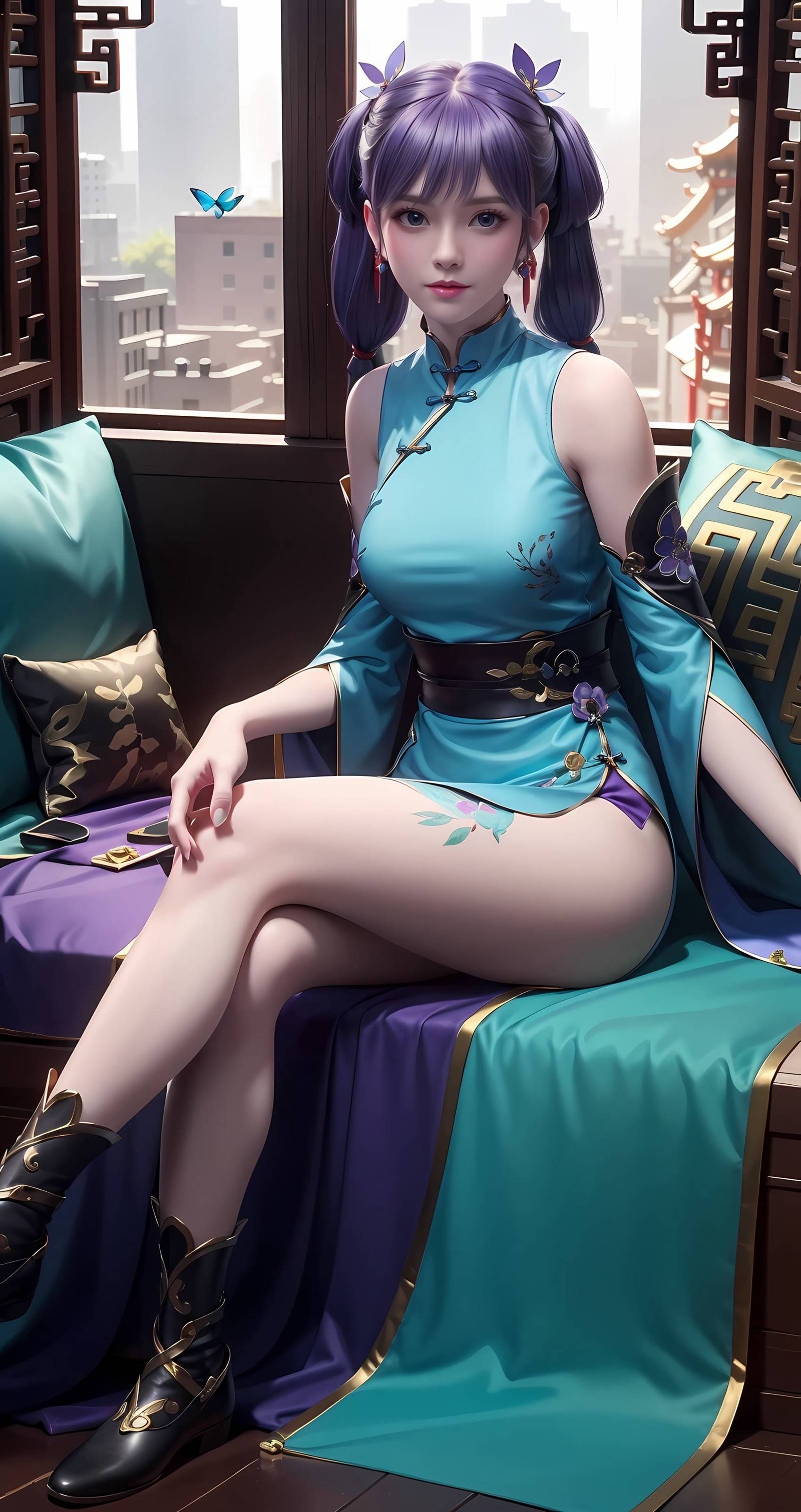 AI绘画 284 韩雪旗袍[40P/510MB]插图2