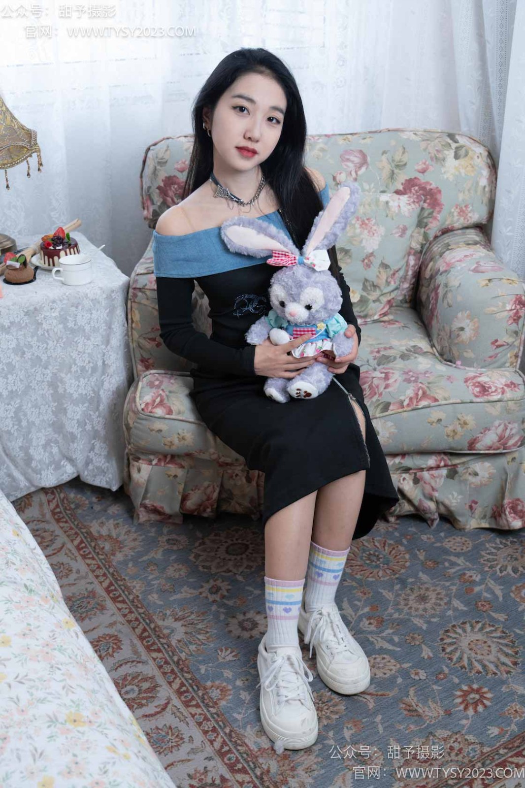 甜予摄影 NO.055 筱筱-板鞋、白棉袜、肉丝、裸足[116P/2V/9.70GB]插图2