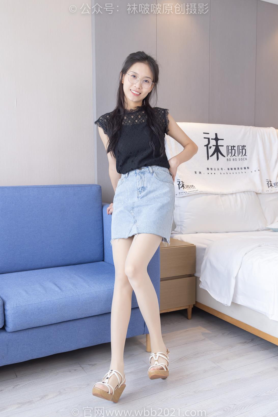 袜啵啵 380期花絮版 芝士高跟凉鞋平底鞋肉丝脚[150P/1V/5.9G]插图