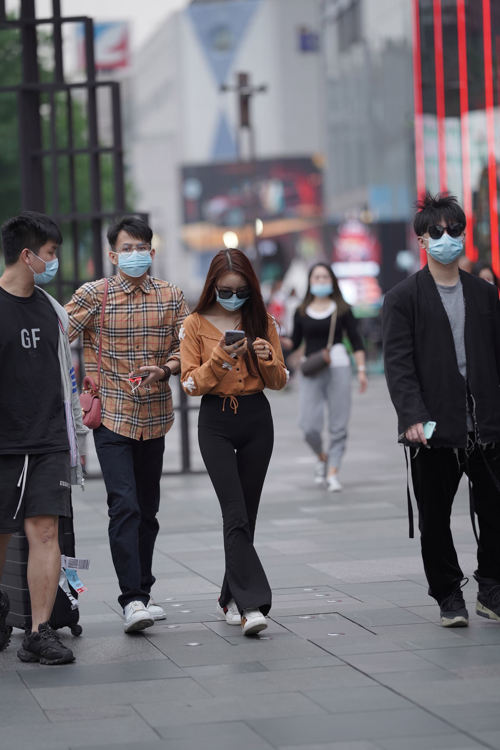 精选街拍作品 NO.3056 紧致黑裤[51P/150MB]插图1