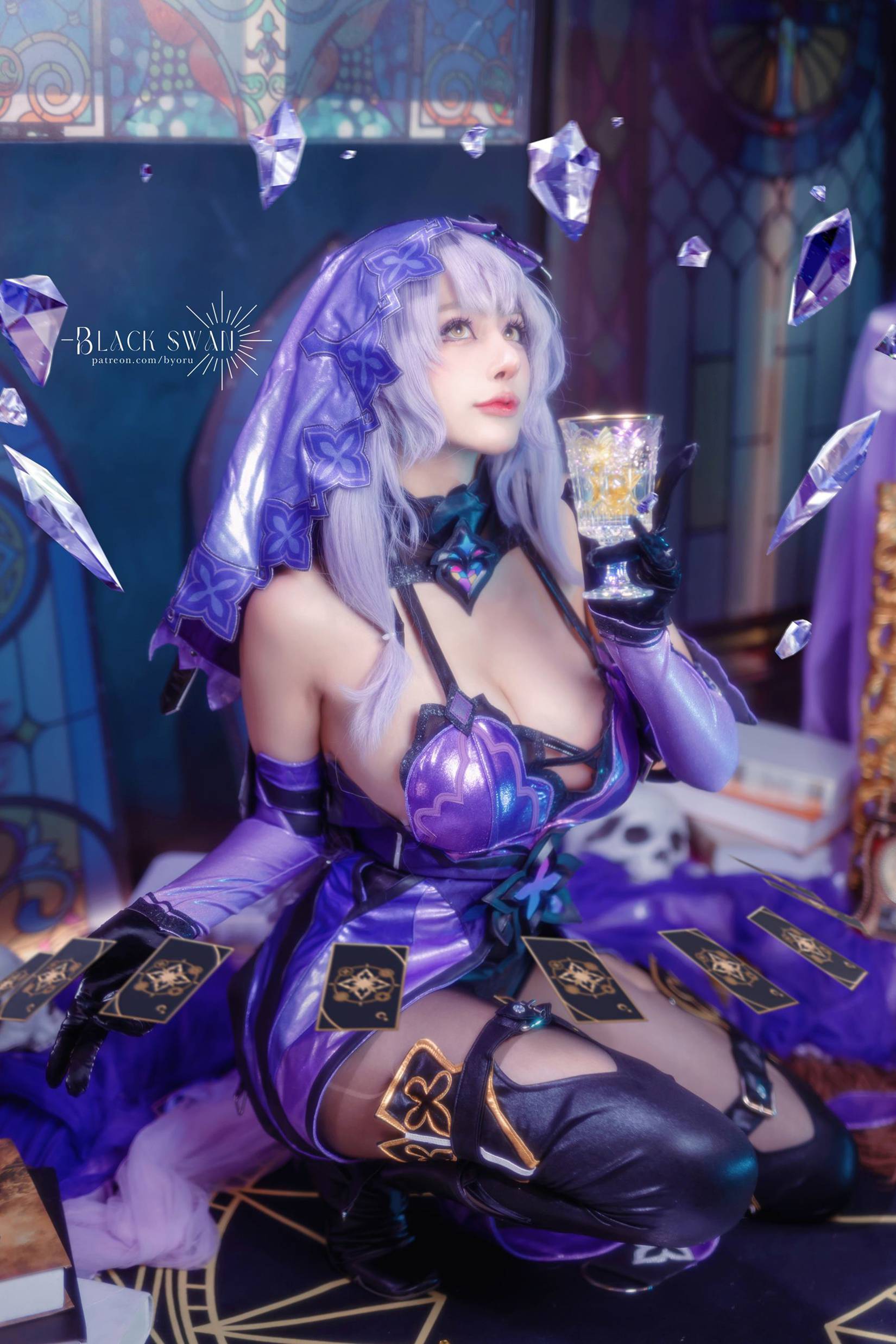 日本姓感罗莉Byoru – Black Swan[47P/502MB]插图3