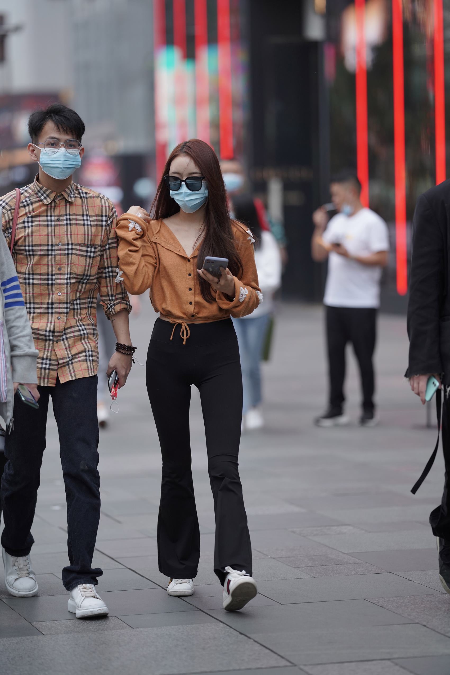 精选街拍作品 NO.3056 紧致黑裤[51P/150MB]插图2