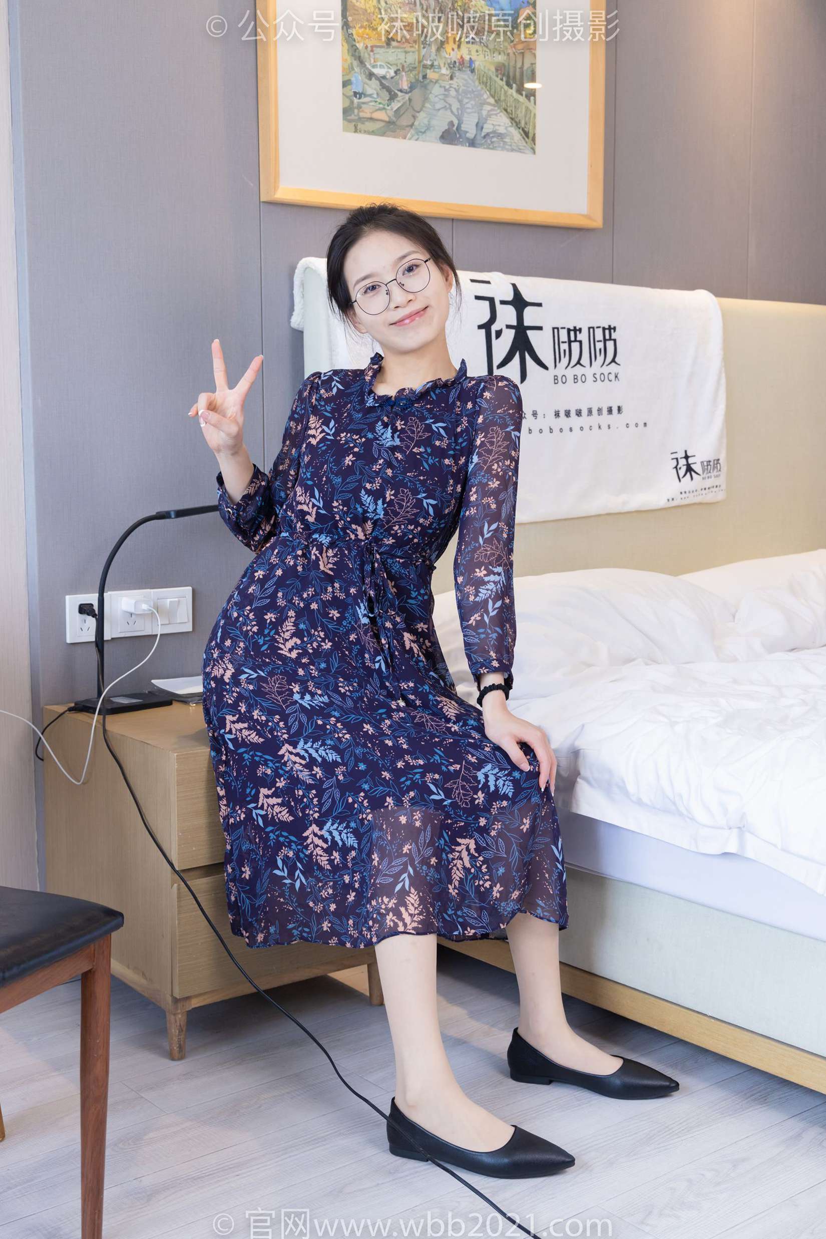 [BoBoSocks袜啵啵]NO.397 芝士-皮鞋、平底鞋、肉丝、黑丝[170P/1V/7.29GB]插图1