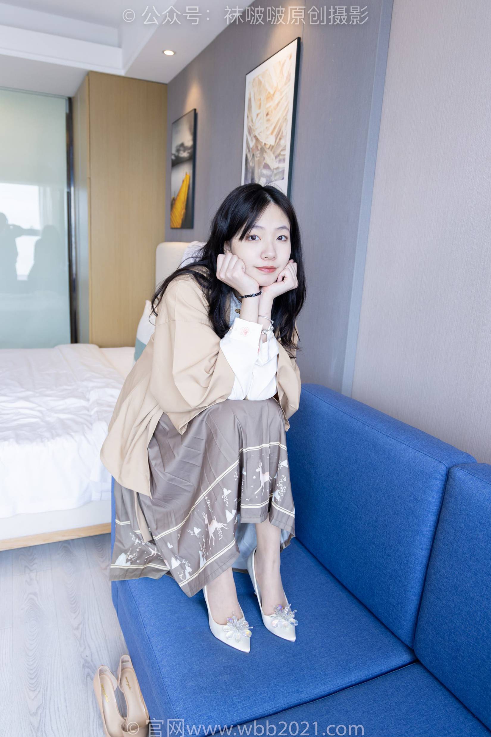 [BoBoSocks袜啵啵]NO.387 小甜豆-两双高跟鞋、黑丝、肉丝[145P/1V/6.28GB]插图2