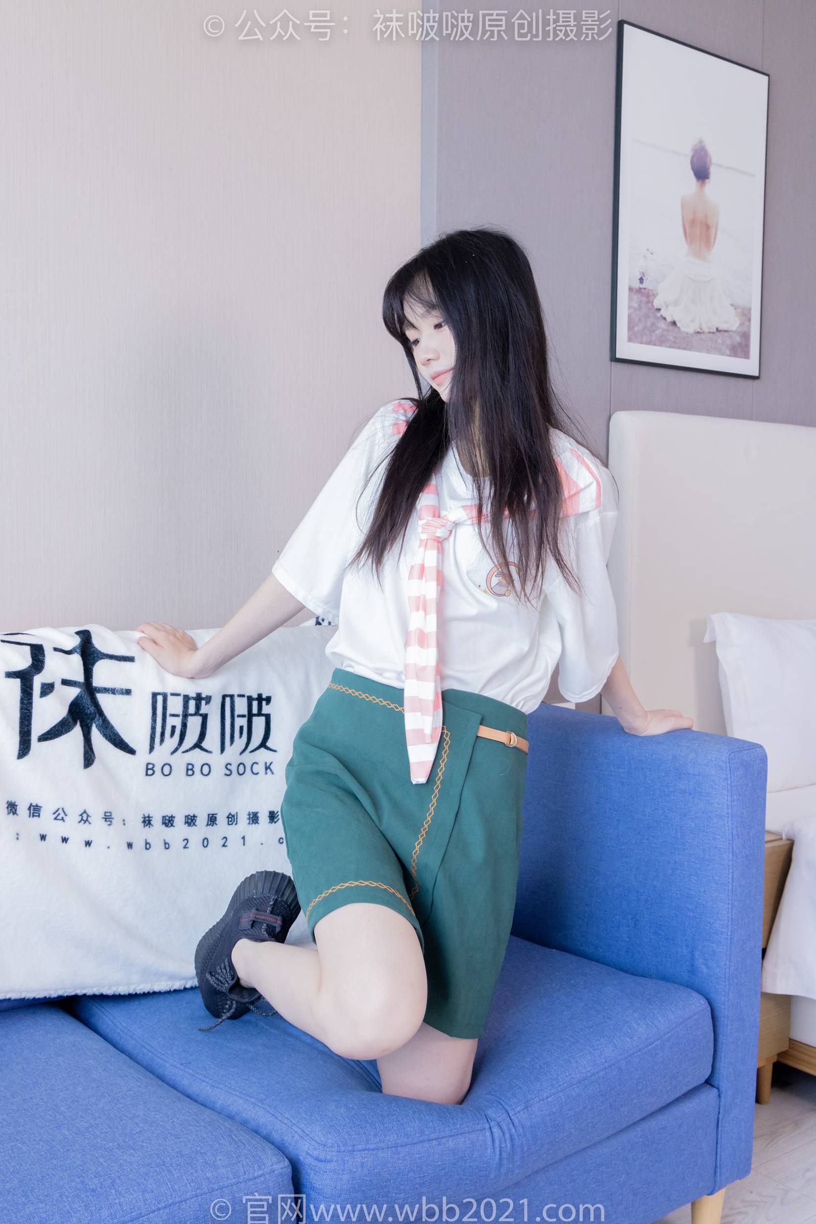 [BoBoSocks袜啵啵]NO.394 甜甜圈-运动鞋、白船袜、裸足、裸足[140P/1V/6.78GB]插图5