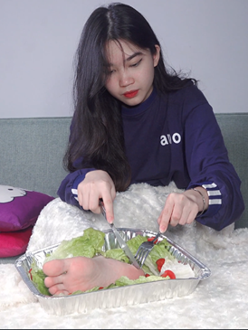 [aapary模拍视频]小莹镁足加面包沙拉酱[1V/3.55G]插图8