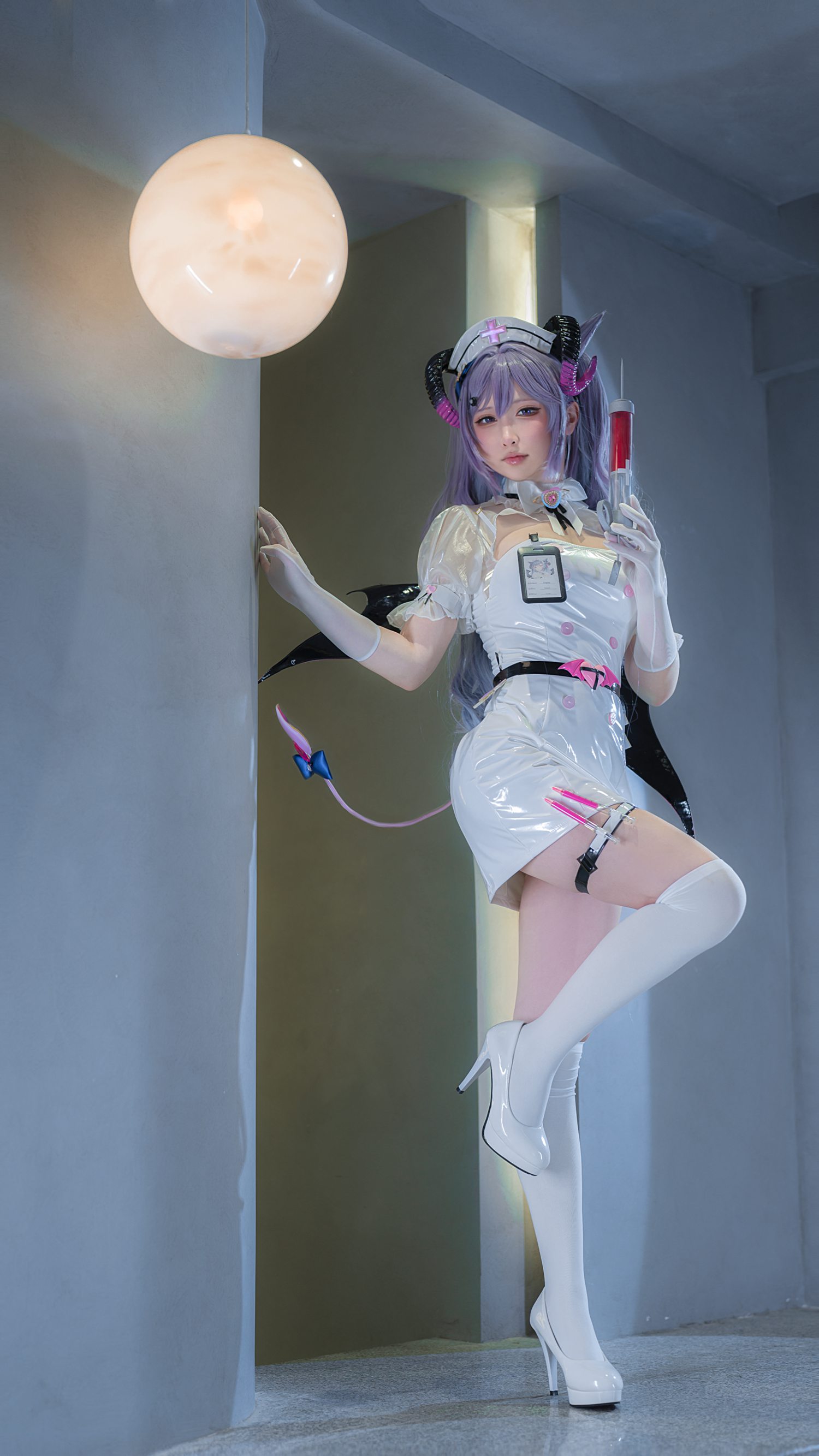 樱梨梨 – 刻晴魅魔互士[30P/383MB]插图1