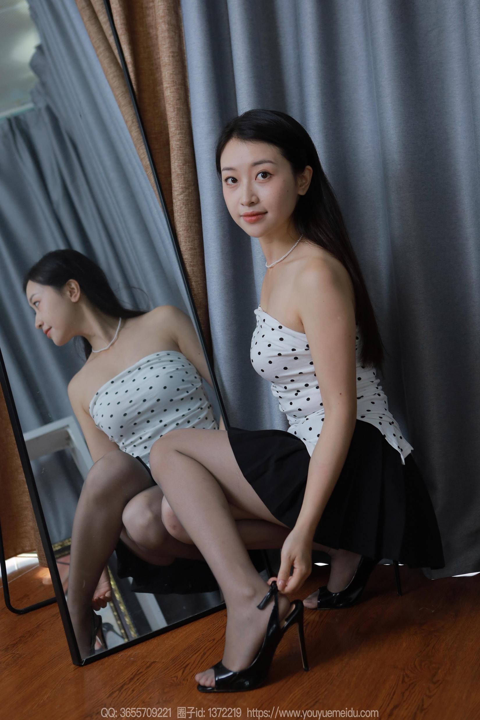 [IESS异思趣向] 2024.06.26 丝享家1778：小婕《波点套装》[75P/69MB]插图1