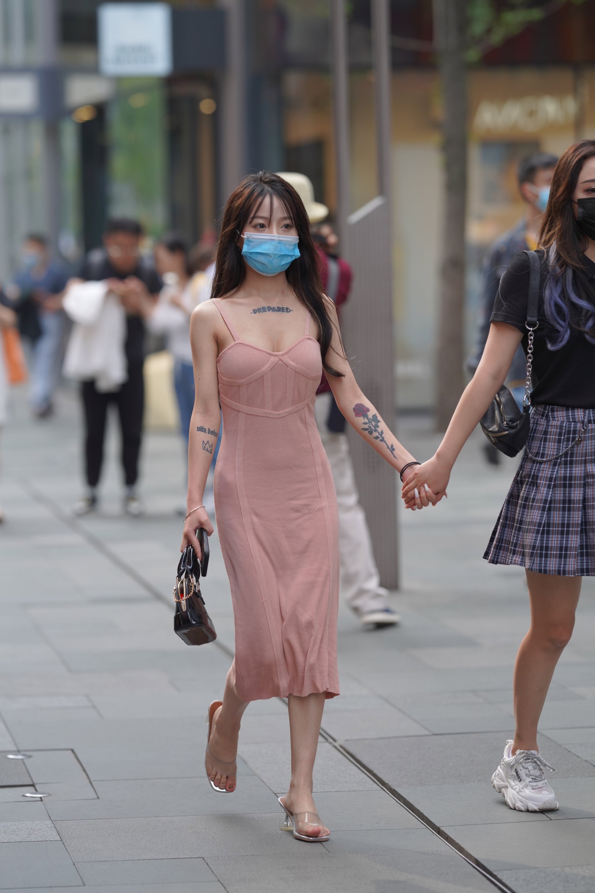 精选街拍作品 NO.3746 修身包屯长裙[86P/227MB]插图3