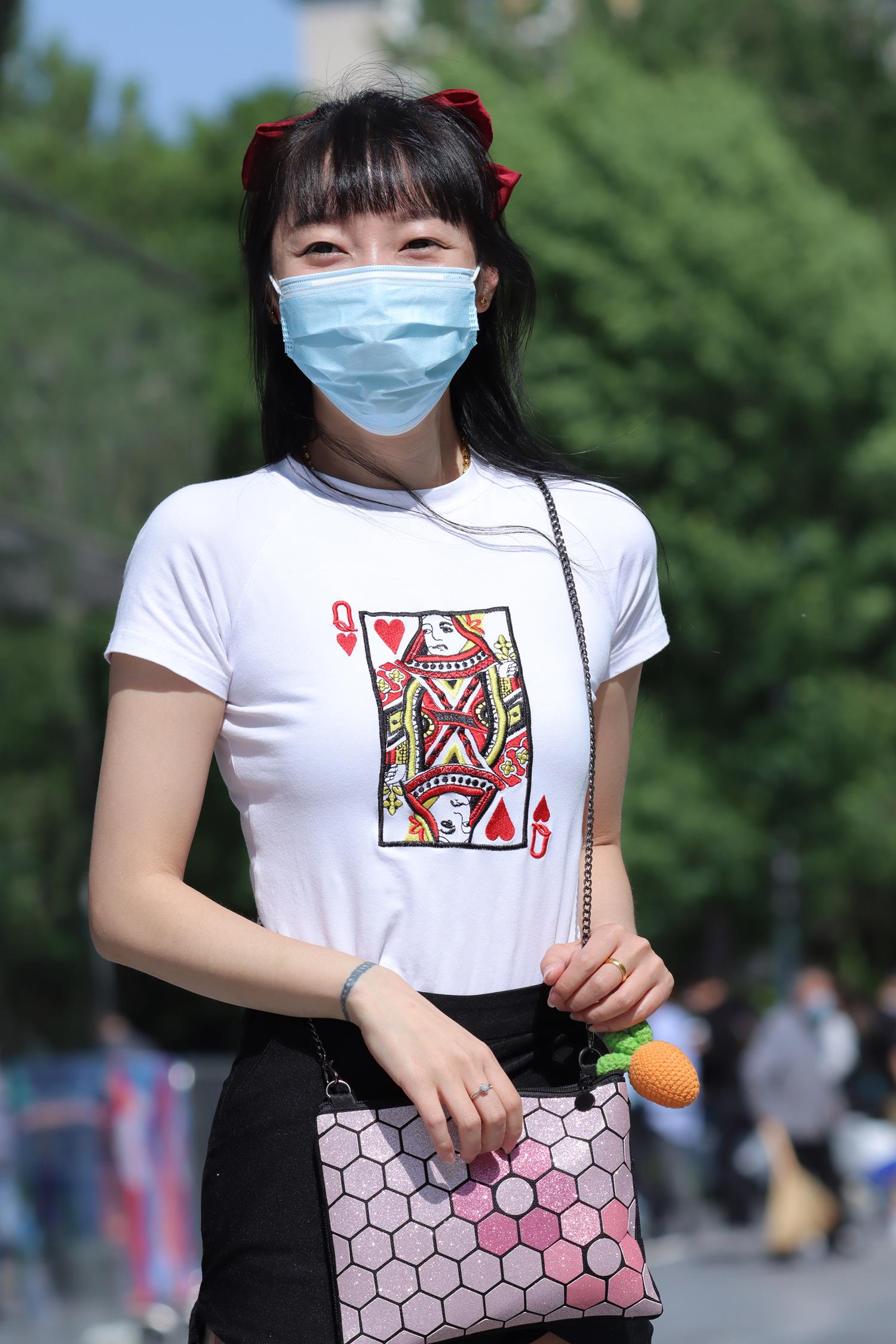 精选街拍作品 NO.3797 黑色热裤肉丝高跟纹身[132P/216MB]插图5