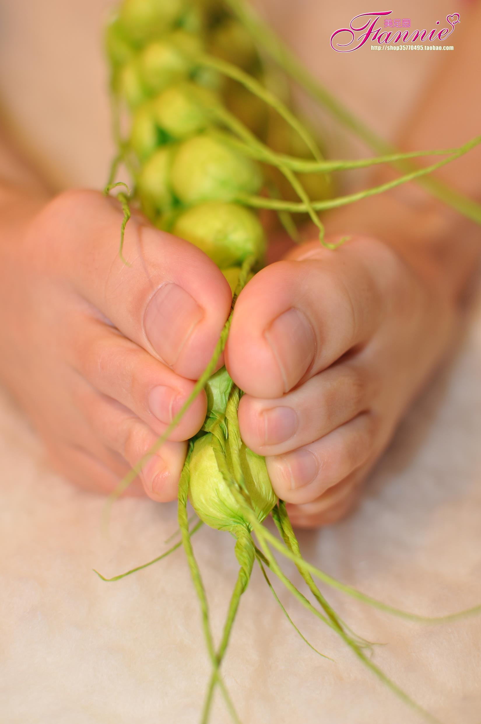 Fannie芬妮每足园 No.579 玉趾如蚕向花语4[95P/270MB]插图