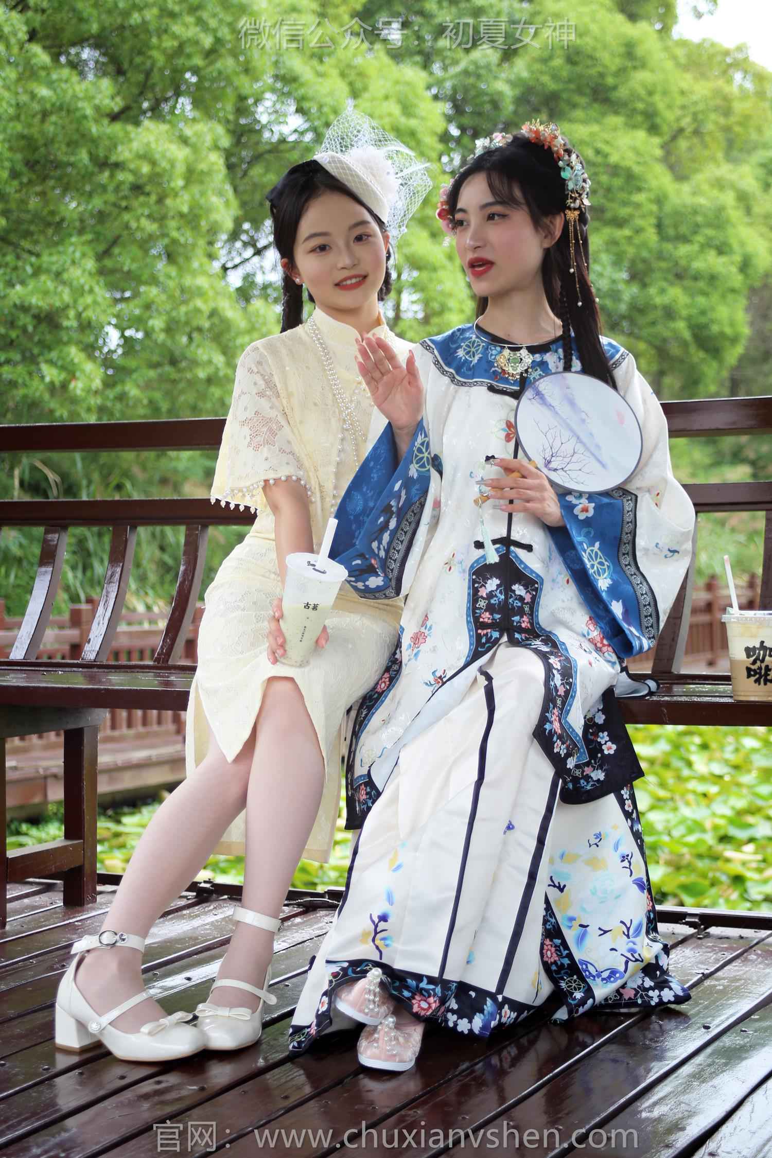 初夏女神 NO.213 柒柒、双双 留洋晚清[120P/1V/5.22GB]插图1