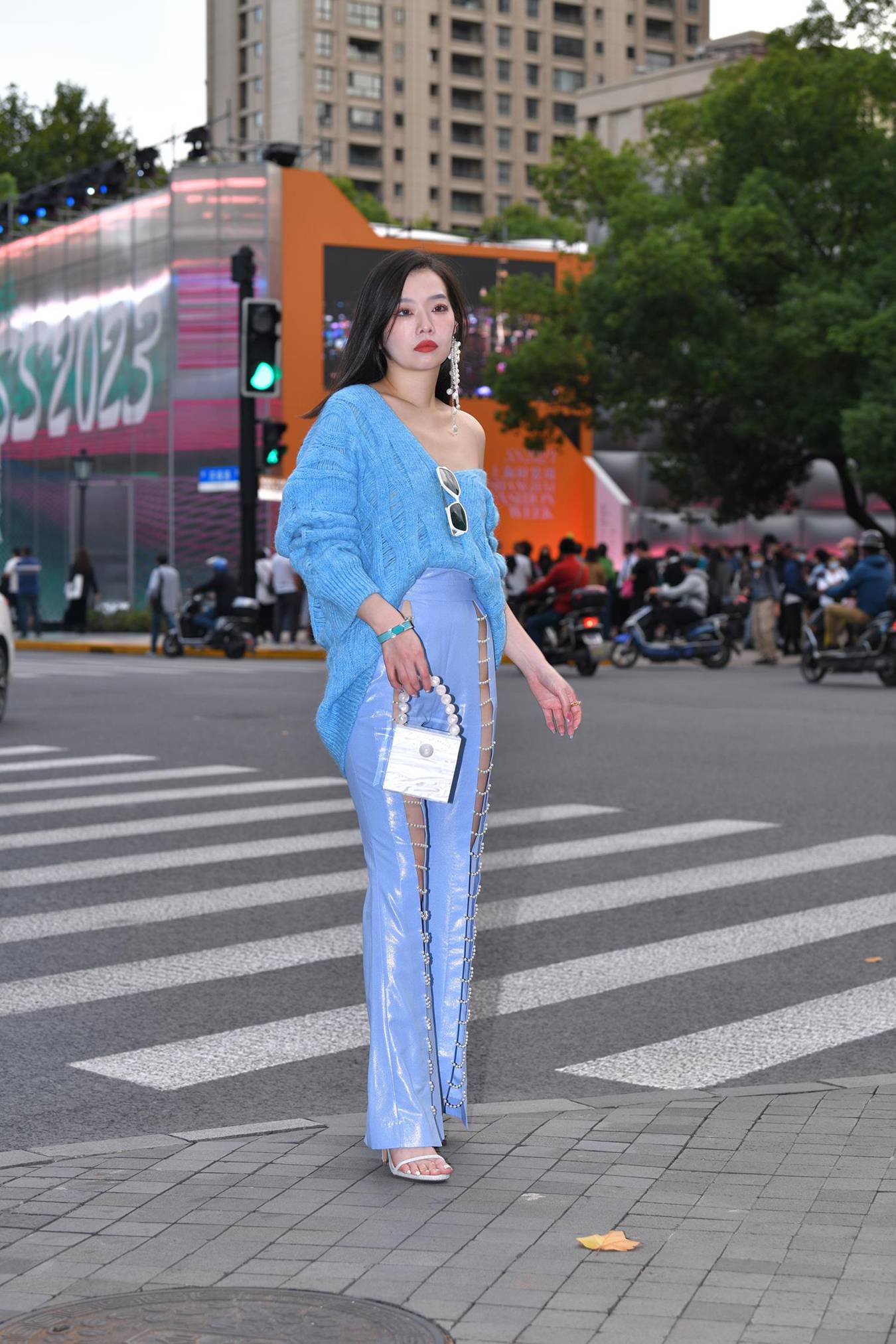 精选街拍作品 NO.4021 时尚皮裤搭配[140P/425MB]插图