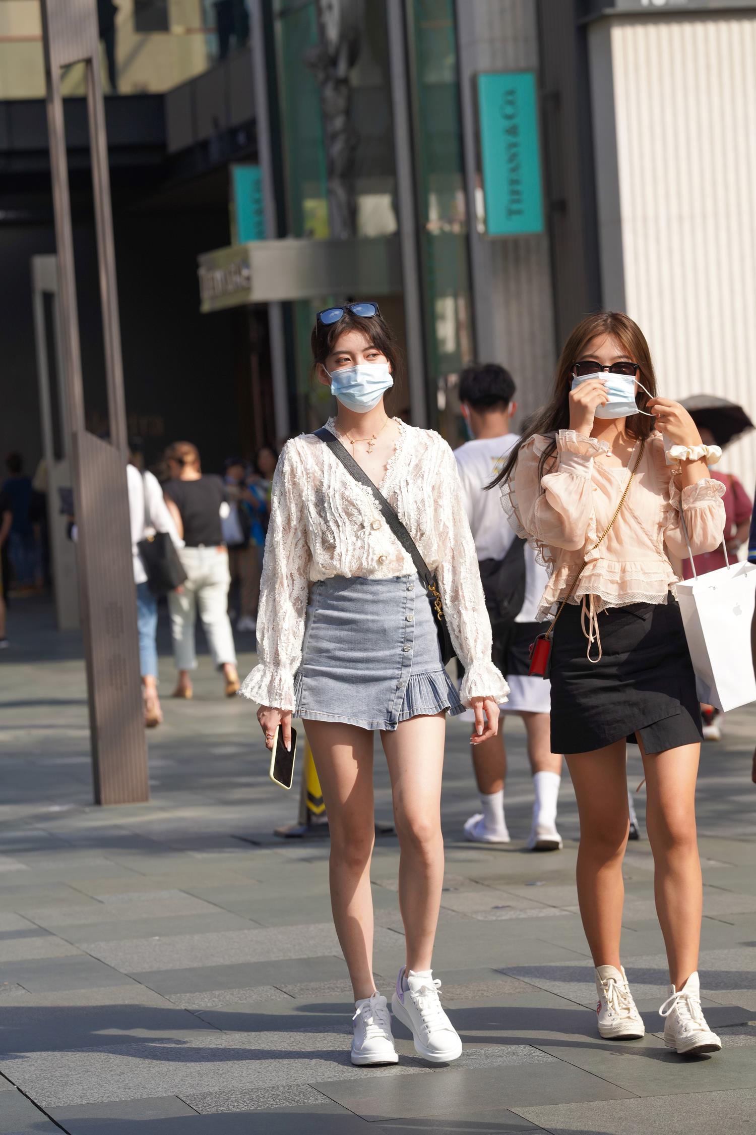 精选街拍作品 NO.3959 甜美青春牛仔裙[71P/216MB]插图1