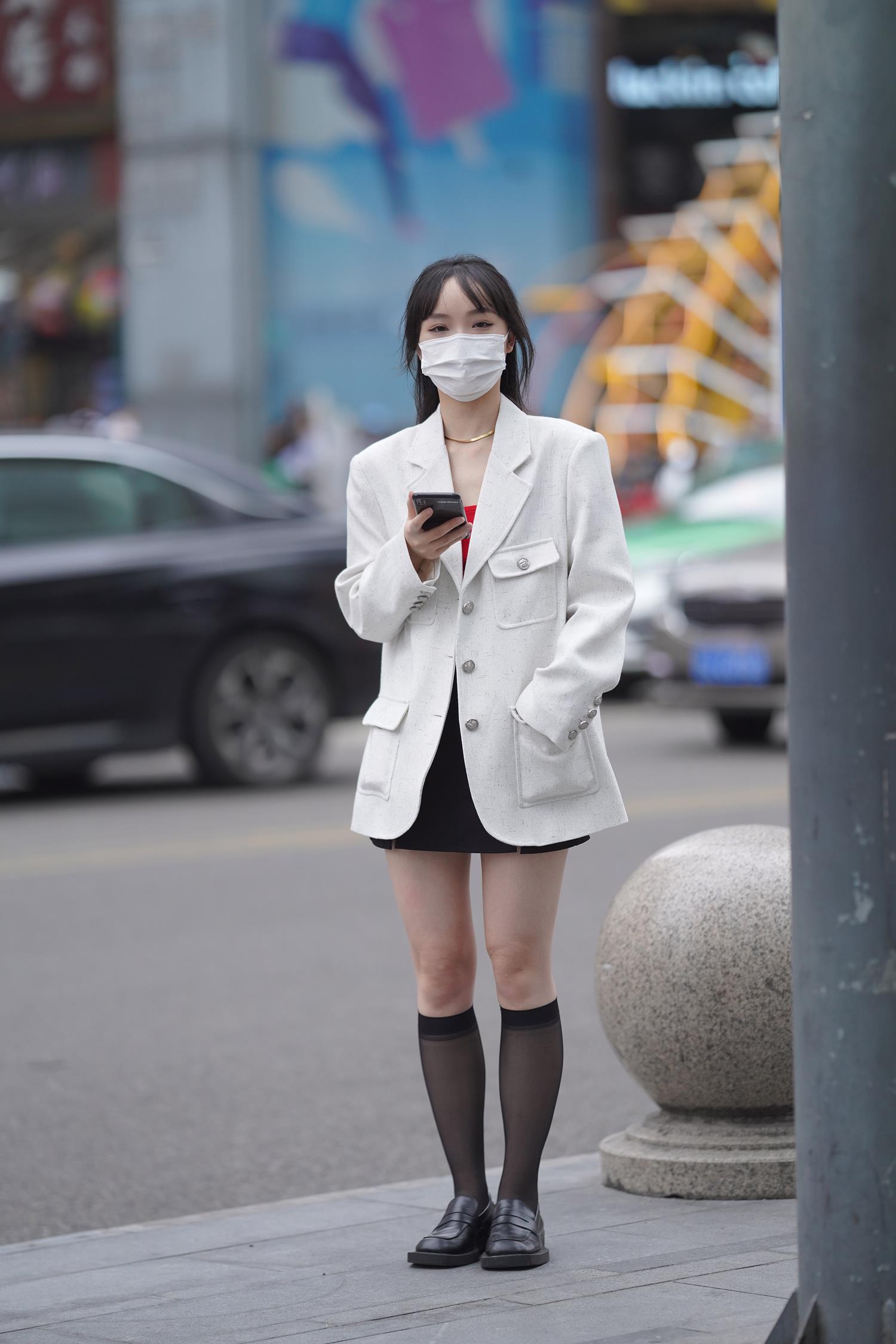 精选街拍作品 NO.3932 白色西装外套[35P/100MB]插图2