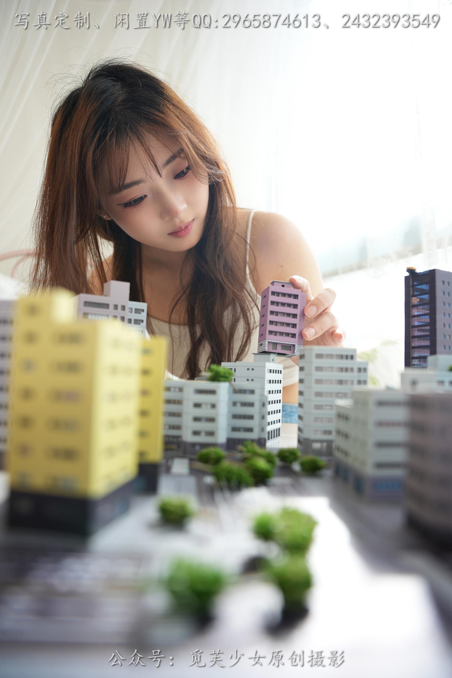 [觅芙少女]NO.263 晓晓-梦境误入小人国，化身巨人少女[185P/1V/4.52GB]插图2