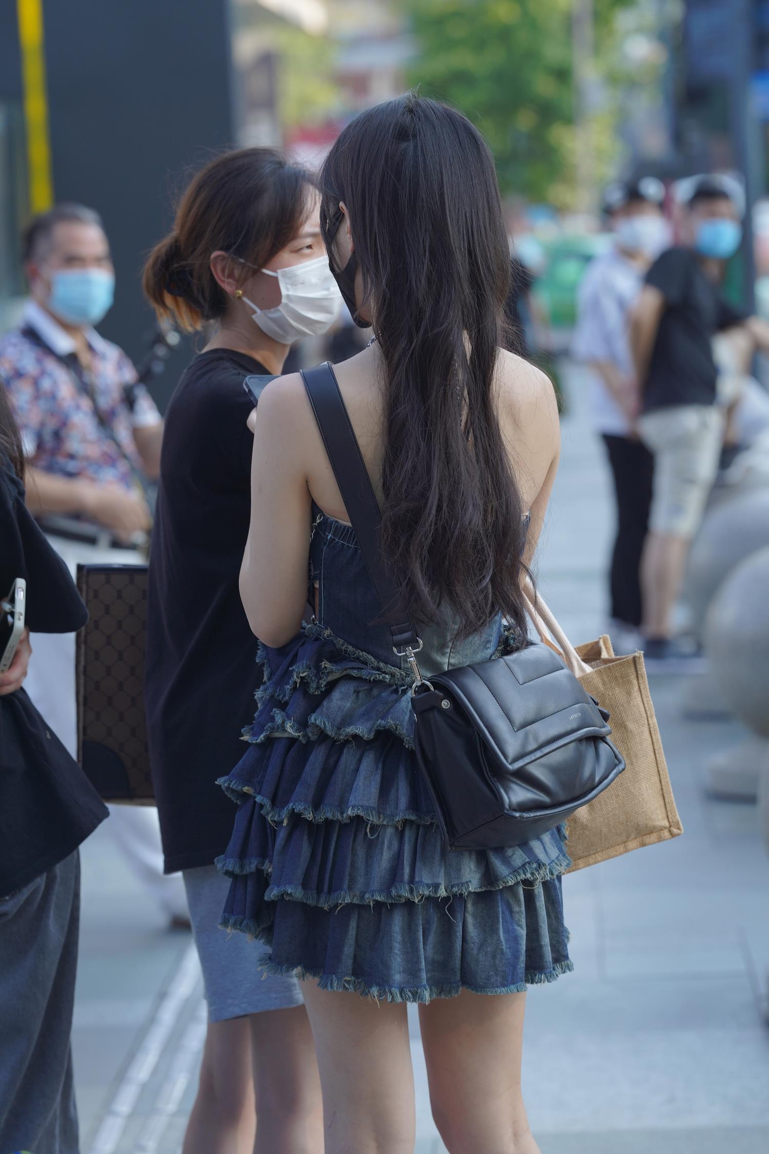 精选街拍作品 NO.3987 甜美动人牛仔裙[227P/725MB]插图3