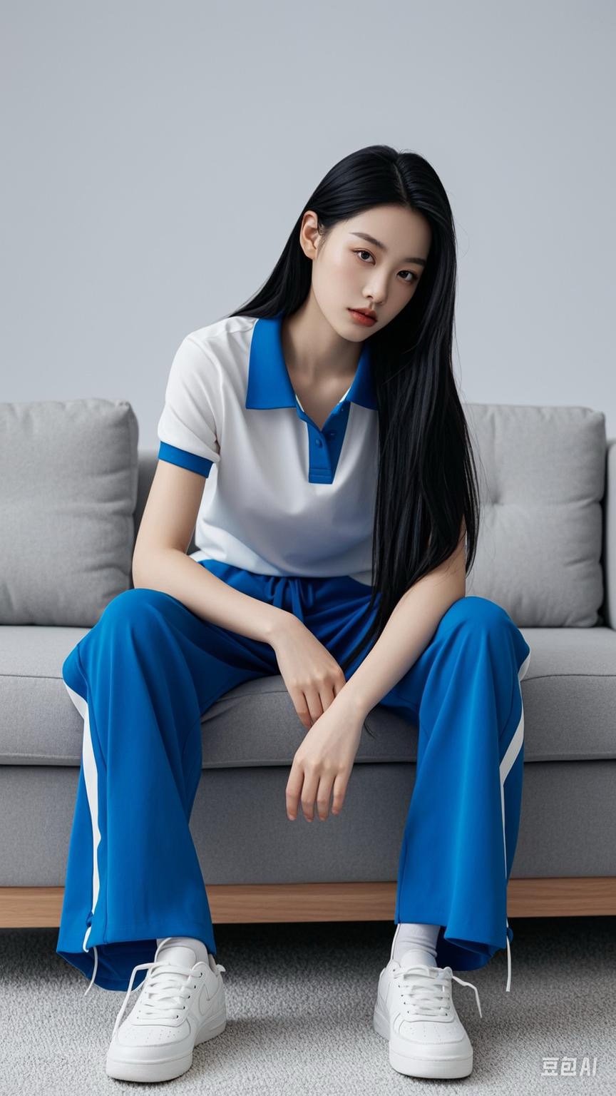 甜予摄影非官方AI版 NO.102 澜澜-板鞋、白棉袜、肉丝（脚尖加固款）[125P/18.53MB]插图