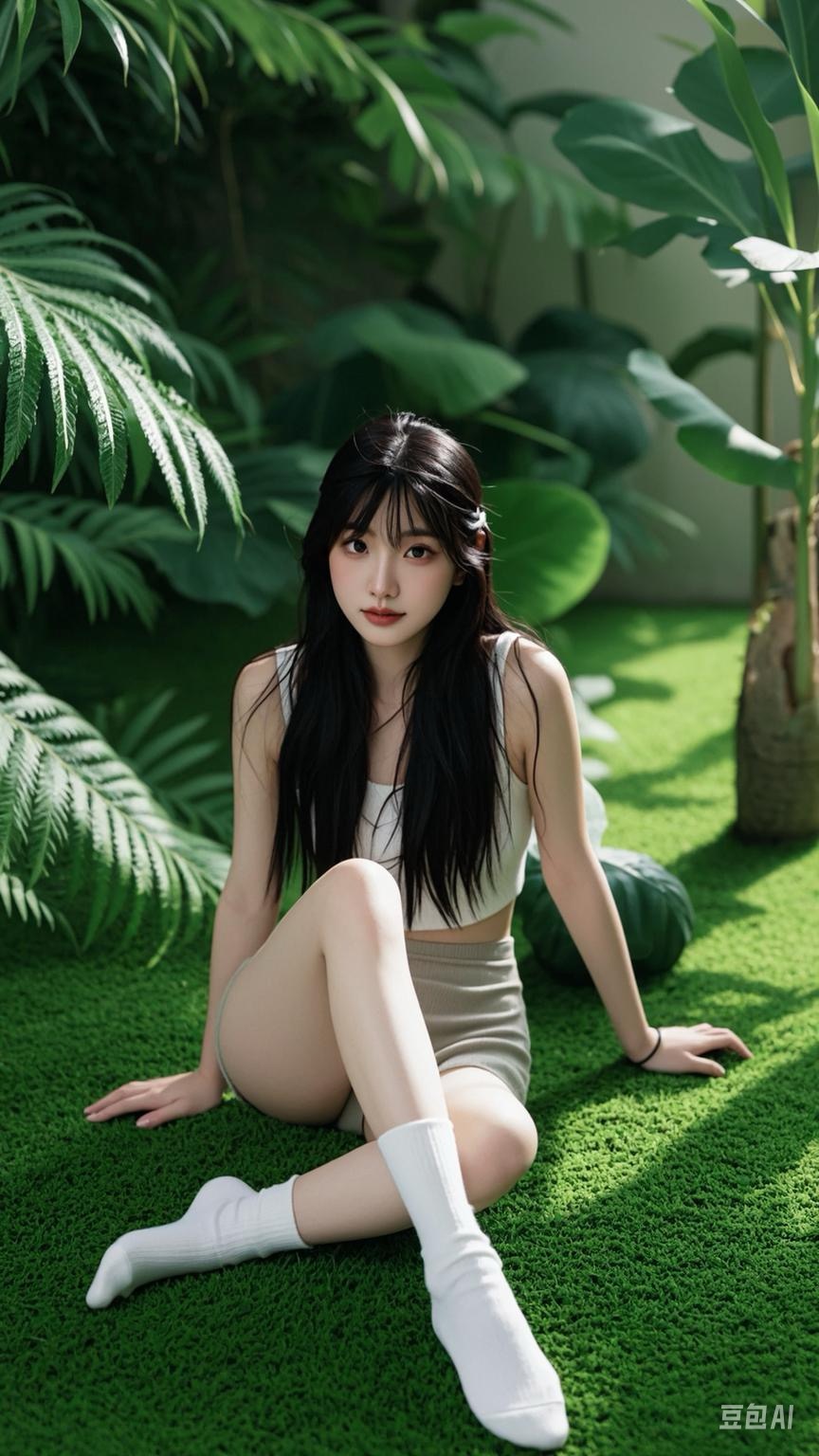 甜予摄影非官方AI版 NO.104 璇璇-帆布鞋、白棉袜、裸足、小人国剧情[142P/34.14MB]插图1