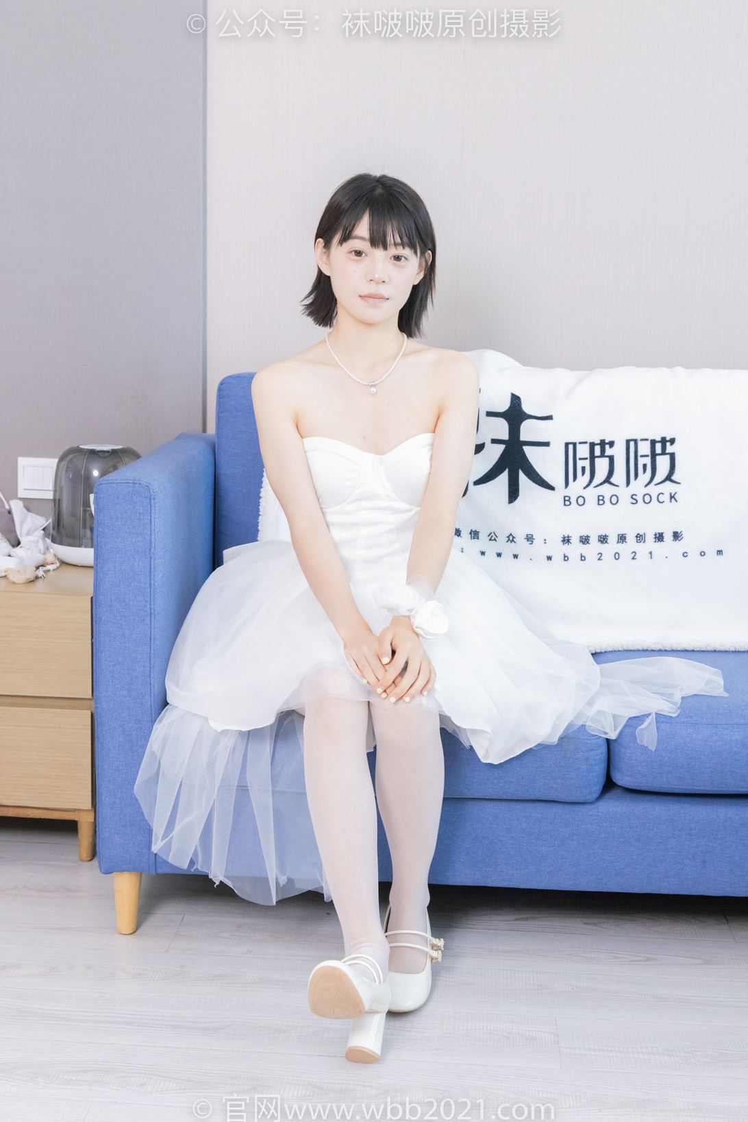 袜啵啵443期花絮版：糯米-高跟鞋、白丝（脚尖加固款）、裸足 [140P/1V/6.32G]插图1