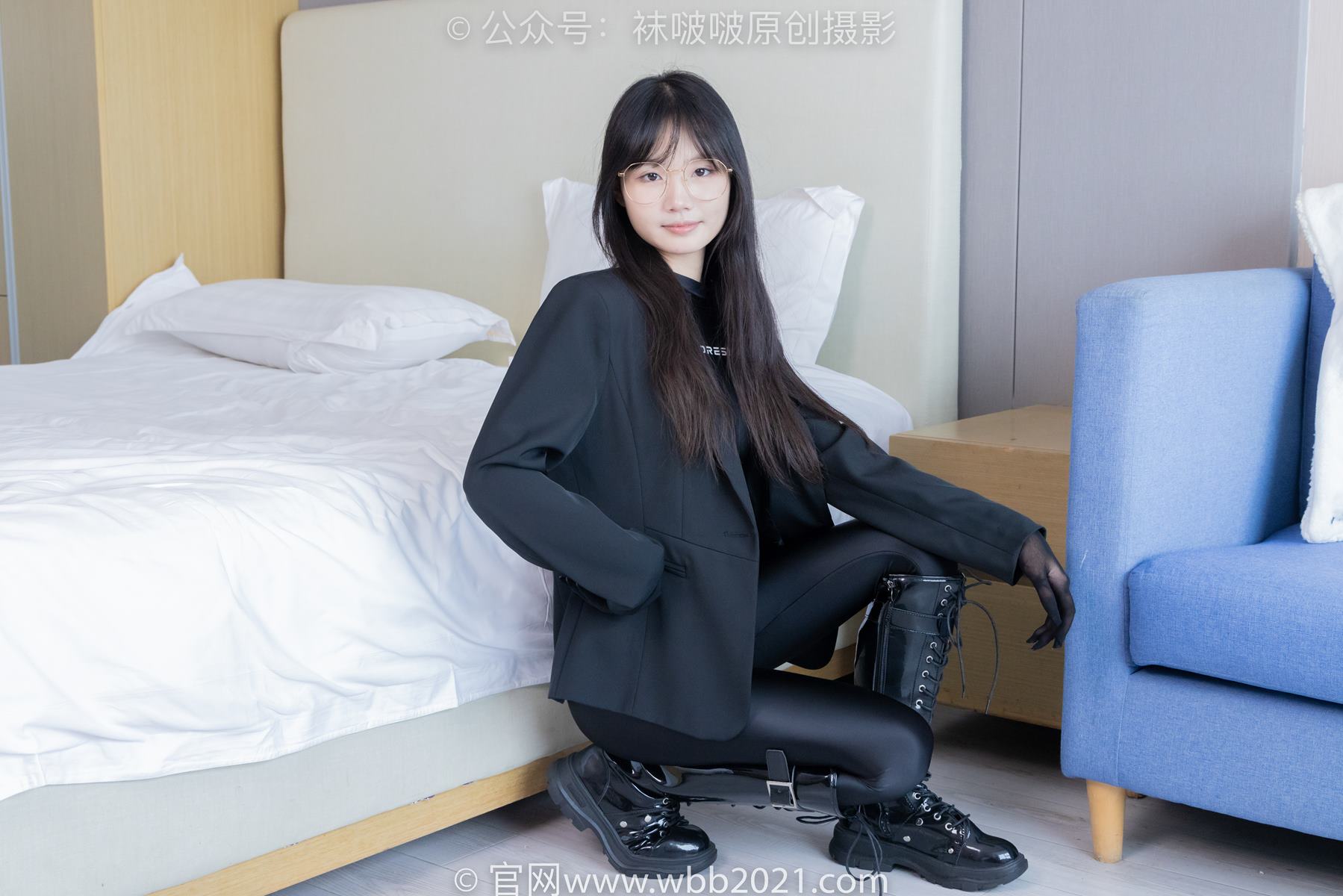 [BoBoSocks袜啵啵]NO.423 甜甜圈-长靴、黑丝、连体衣裤里丝[145P/1V/6.77GB]插图1