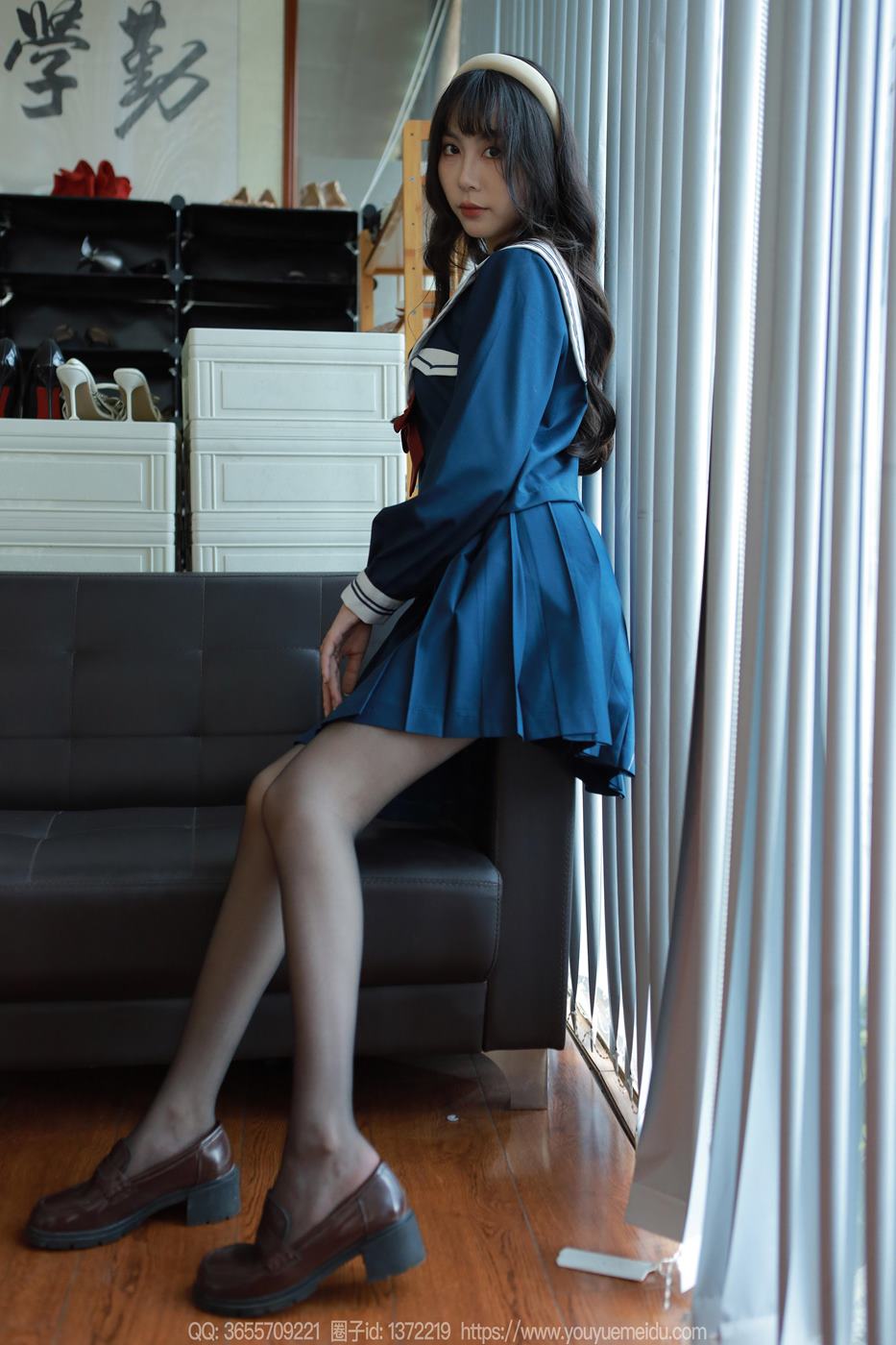 [IESS异思趣向] 2024.08.27 丝享家1830：团团《黑丝JK》[89P/81MB]插图1