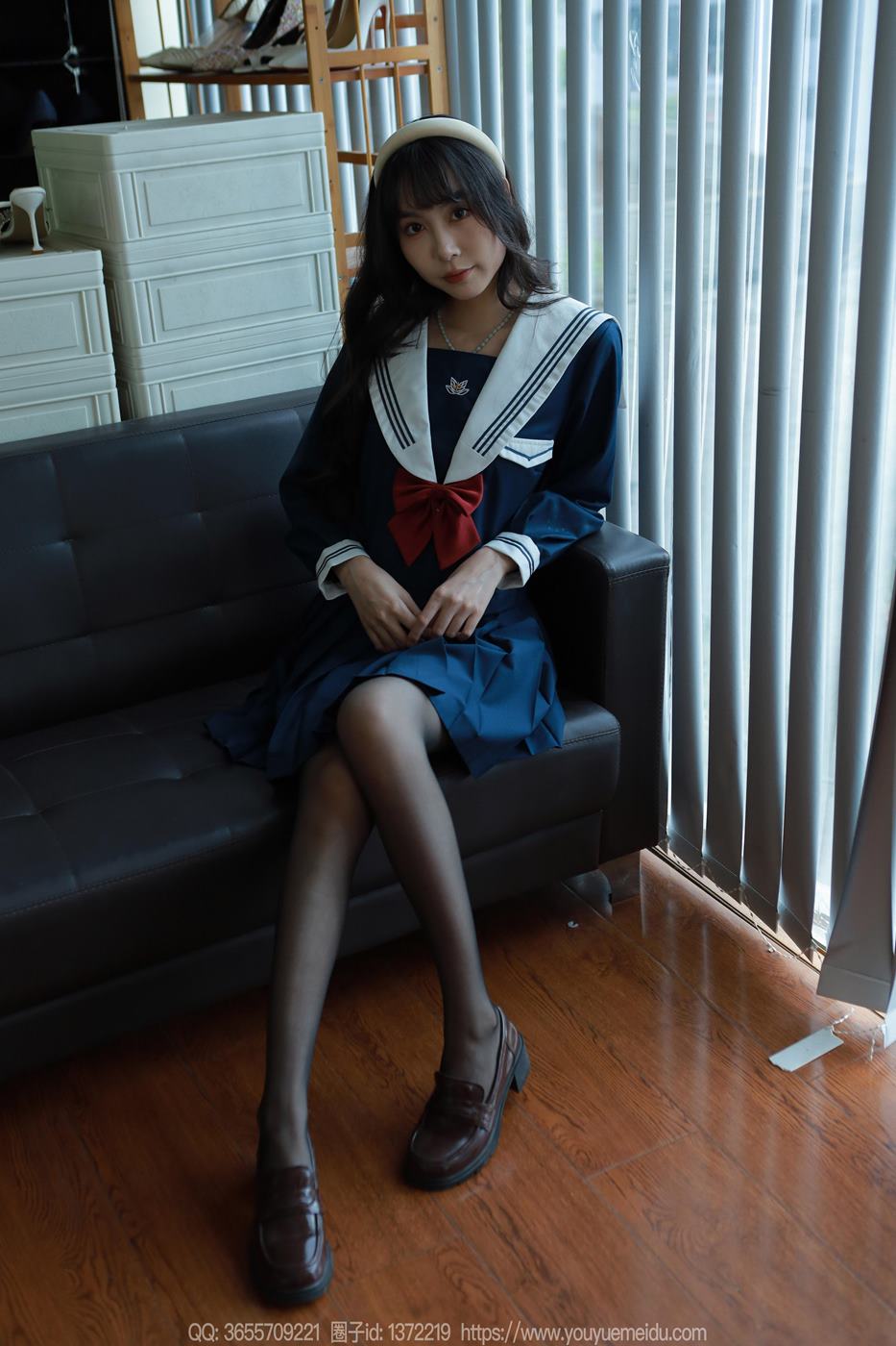 [IESS异思趣向] 2024.08.27 丝享家1830：团团《黑丝JK》[89P/81MB]插图2