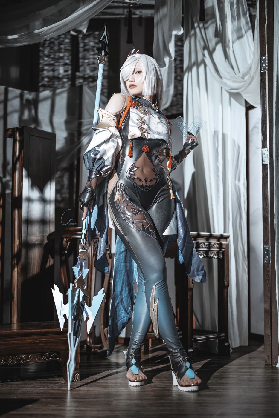 Cien恩恩 – 原神 申鹤[31P/89MB]插图