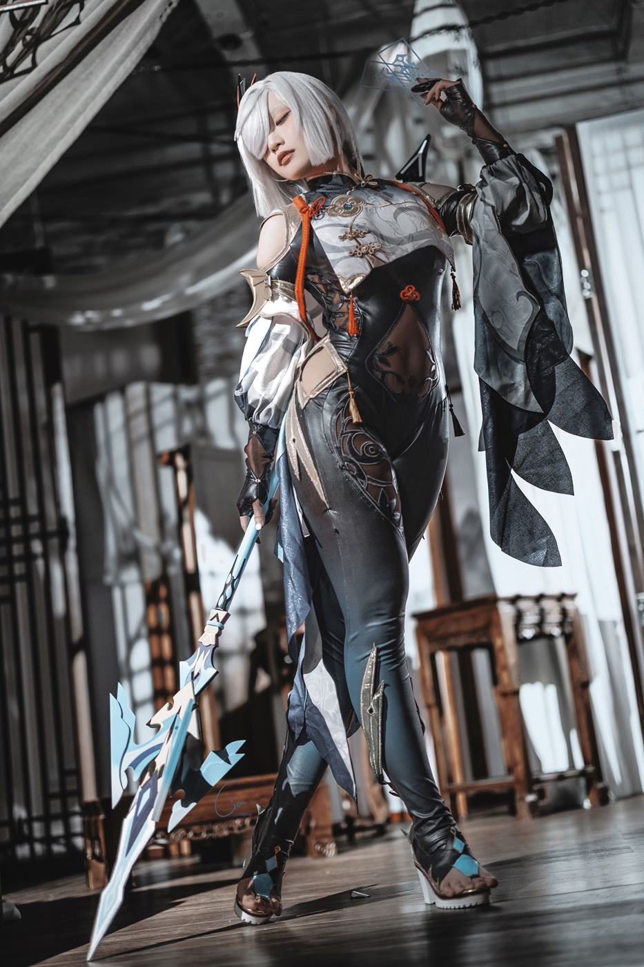 Cien恩恩 – 原神 申鹤[31P/89MB]插图1