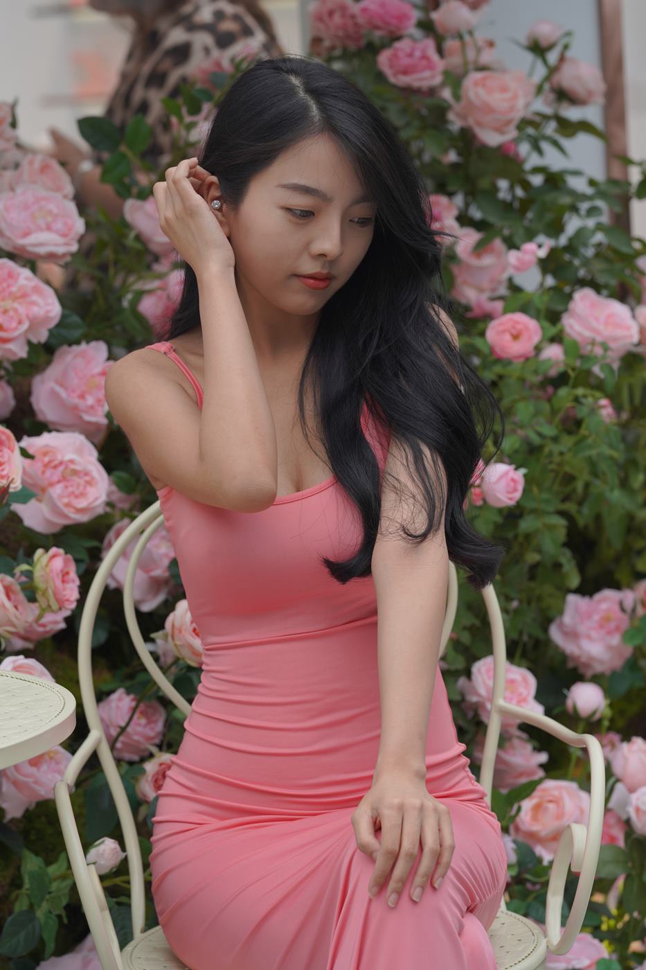 精选街拍作品 NO.4084 柔美粉色长裙[152P/327MB]插图2