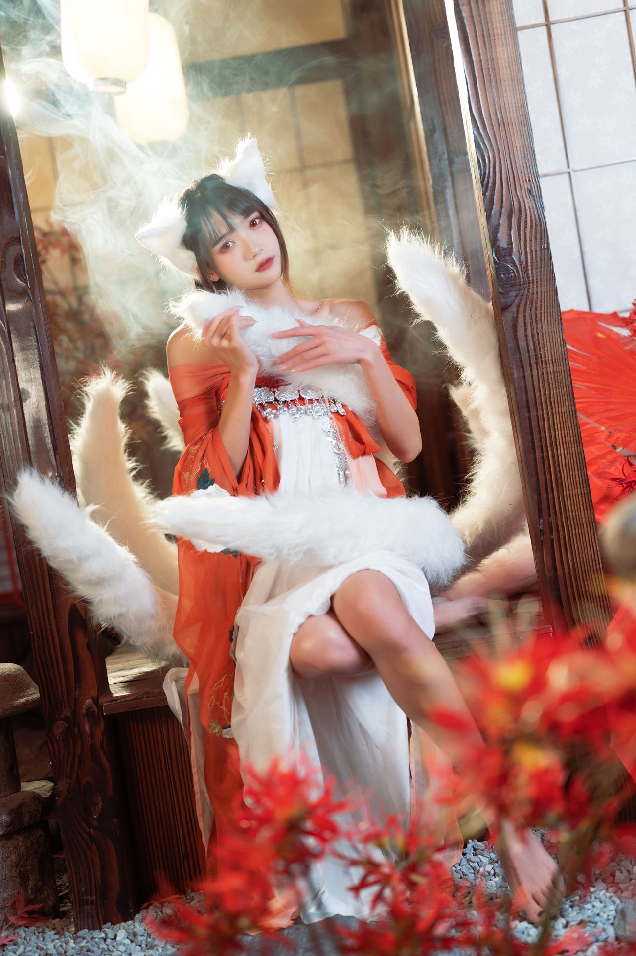 人气Coser@兔子Zzz不吃胡萝卜 九尾狐 [18P/65MB]插图2