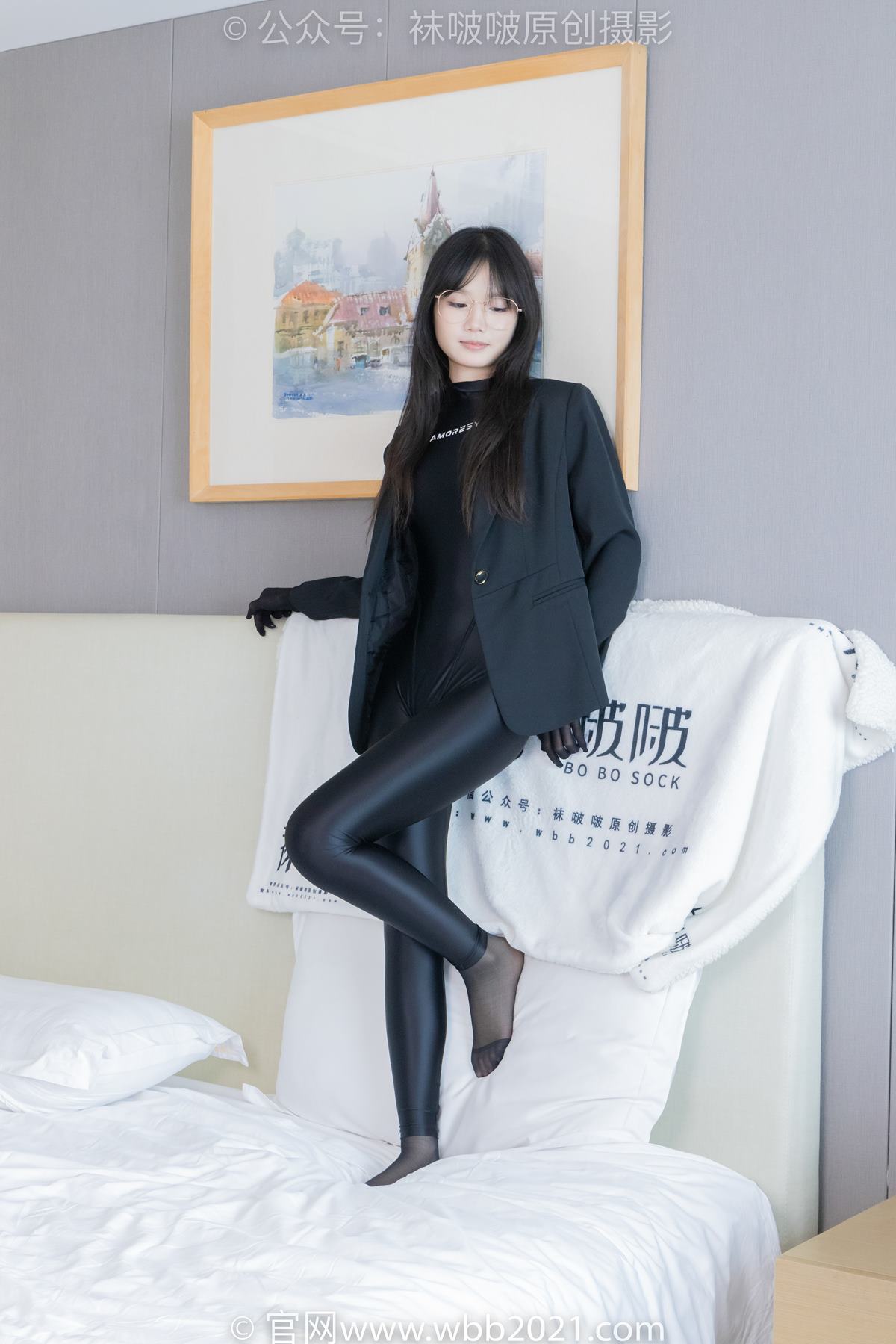 [BoBoSocks袜啵啵]NO.423 甜甜圈-长靴、黑丝、连体衣裤里丝[145P/1V/6.77GB]插图