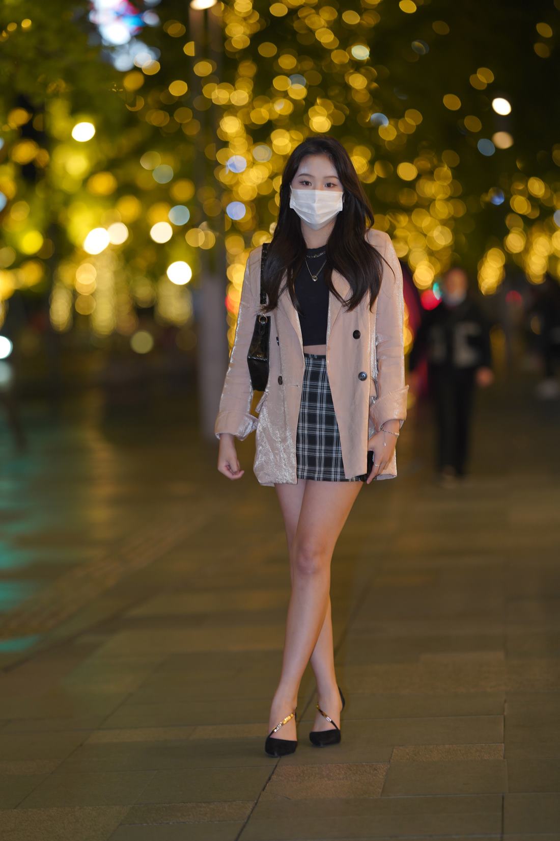 精选街拍作品 NO.4141 清秀格子裙[170P/527MB]插图5