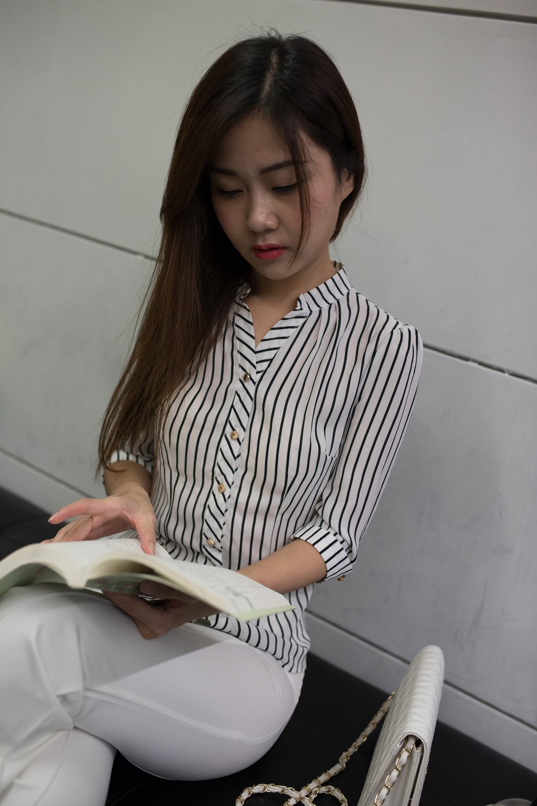 精选街拍作品 NO.4155 白色西裤镁钕[460P/752MB]插图5