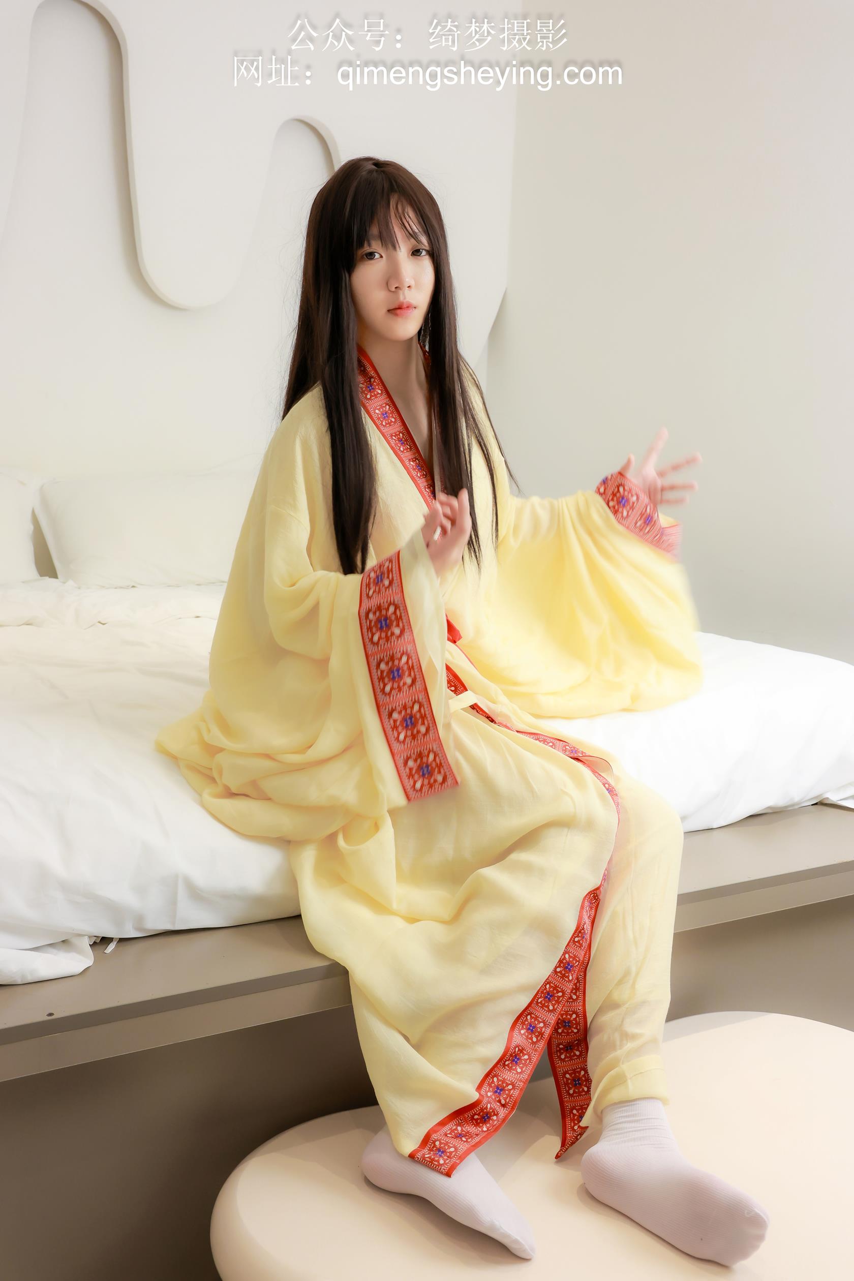 绮梦061期汉服白袜带花絮视频 [163P/1V/7.92G]插图8