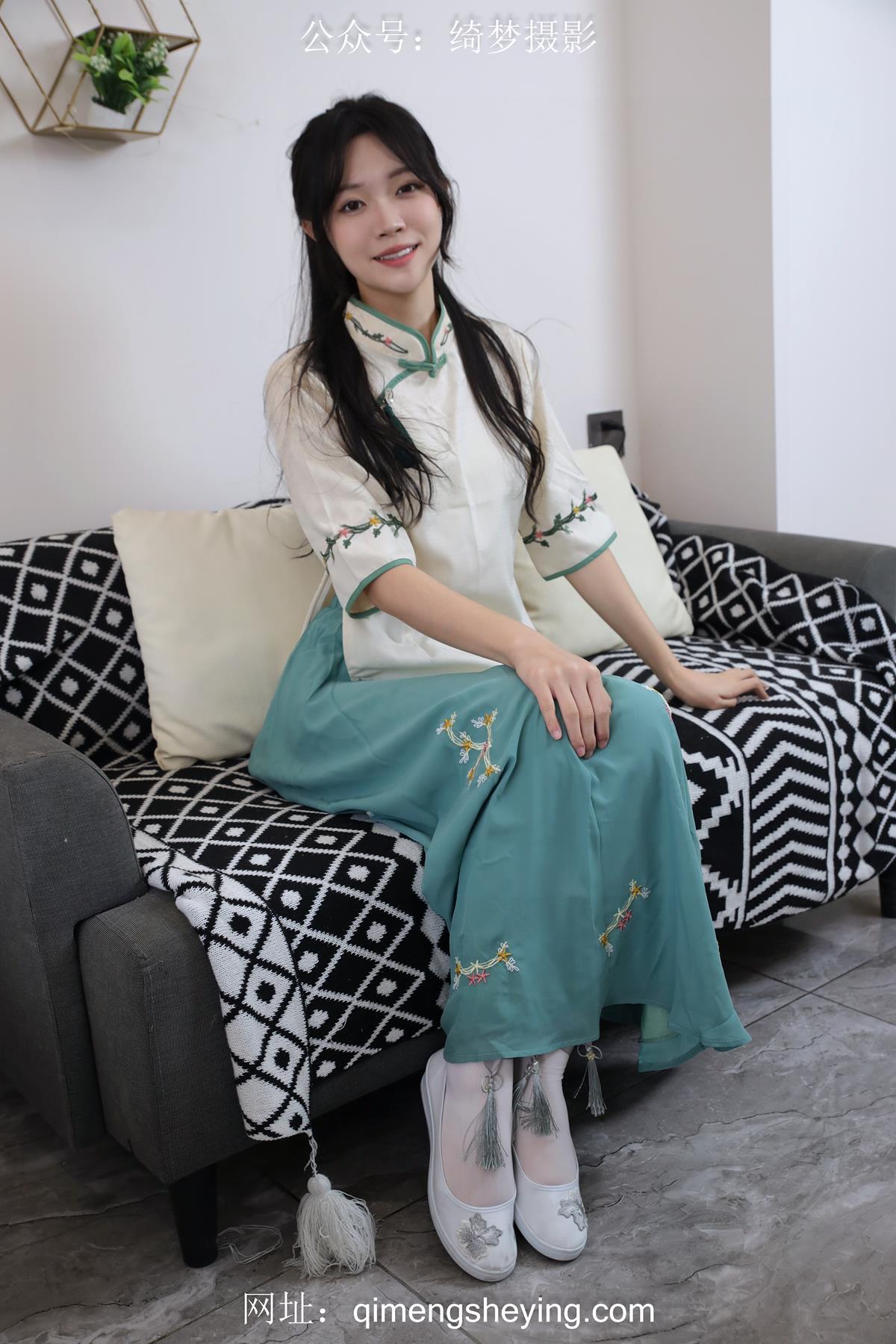 绮梦085期汉服小白袜 160P/1V/4.87G]插图4