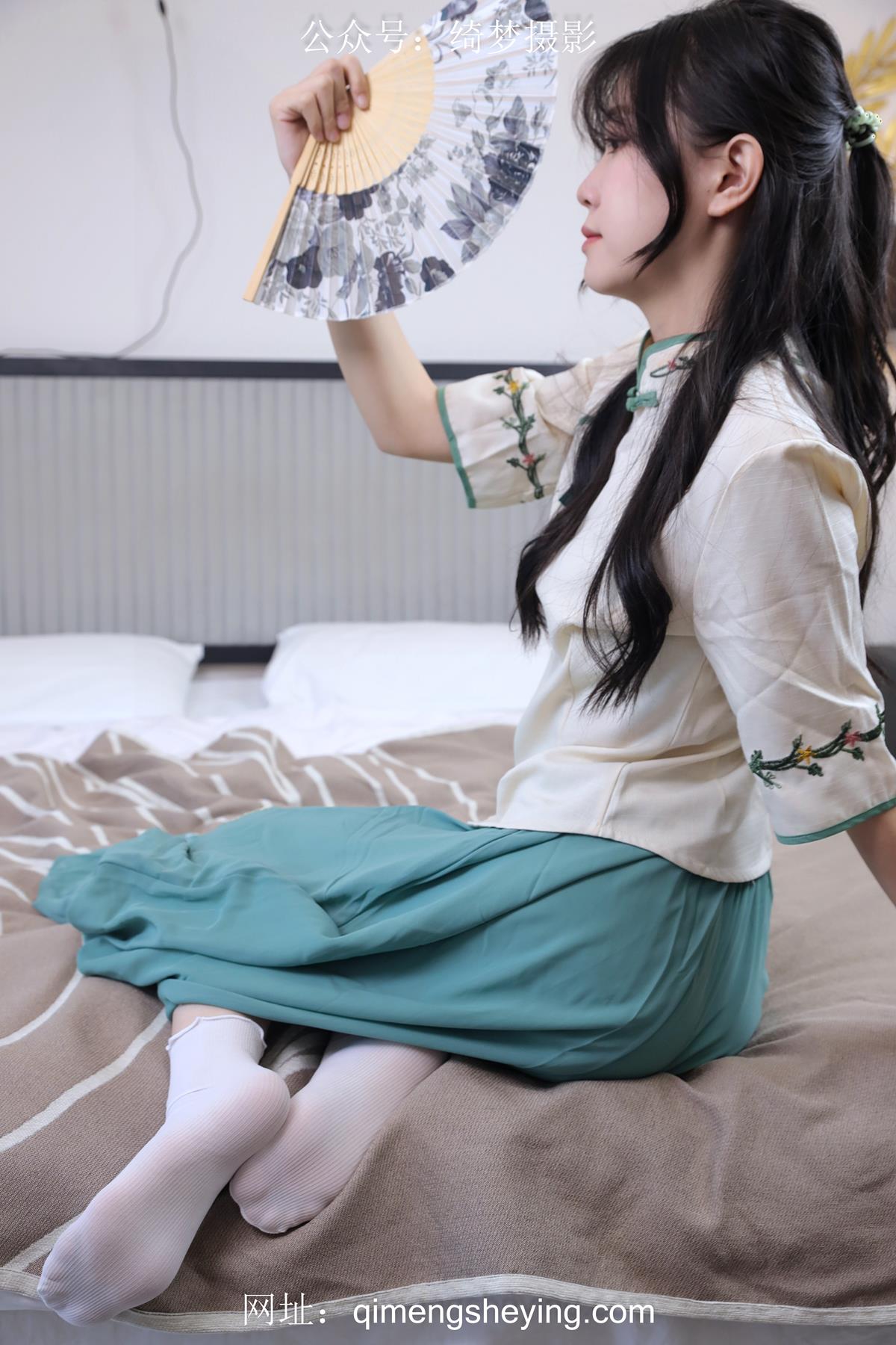 绮梦085期汉服小白袜 160P/1V/4.87G]插图1