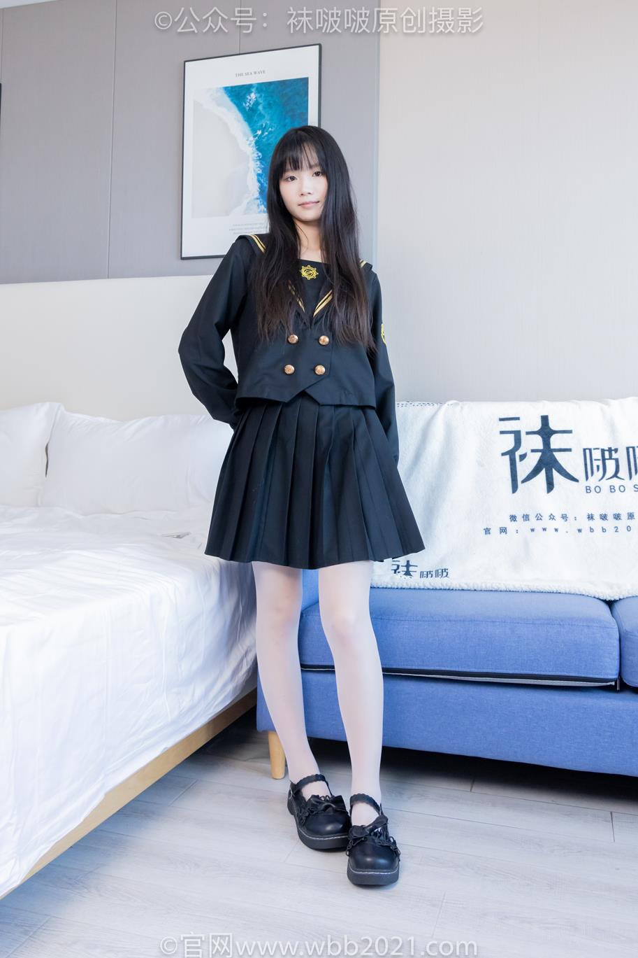 袜啵啵450期花絮：甜甜圈-皮鞋、白丝、裸足、裸足印泥踩脚印剧情 [142P/1V/7.56G]插图1