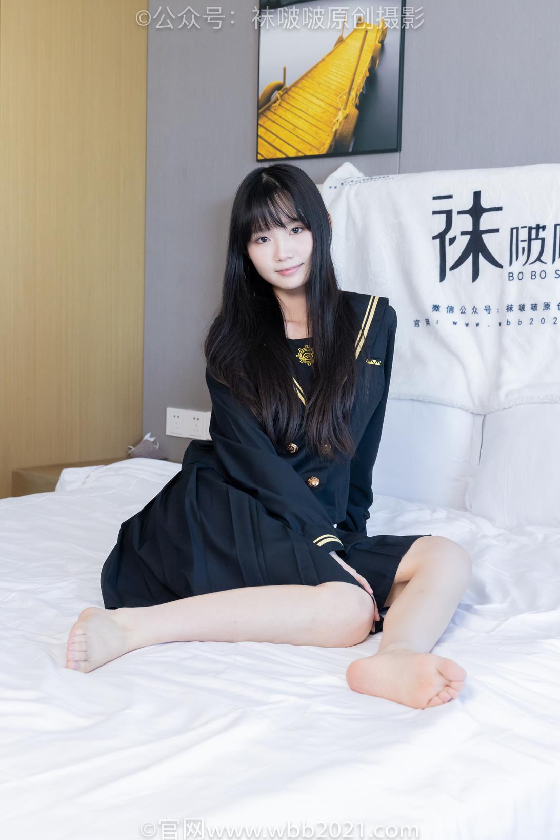 袜啵啵450期花絮：甜甜圈-皮鞋、白丝、裸足、裸足印泥踩脚印剧情 [142P/1V/7.56G]插图2