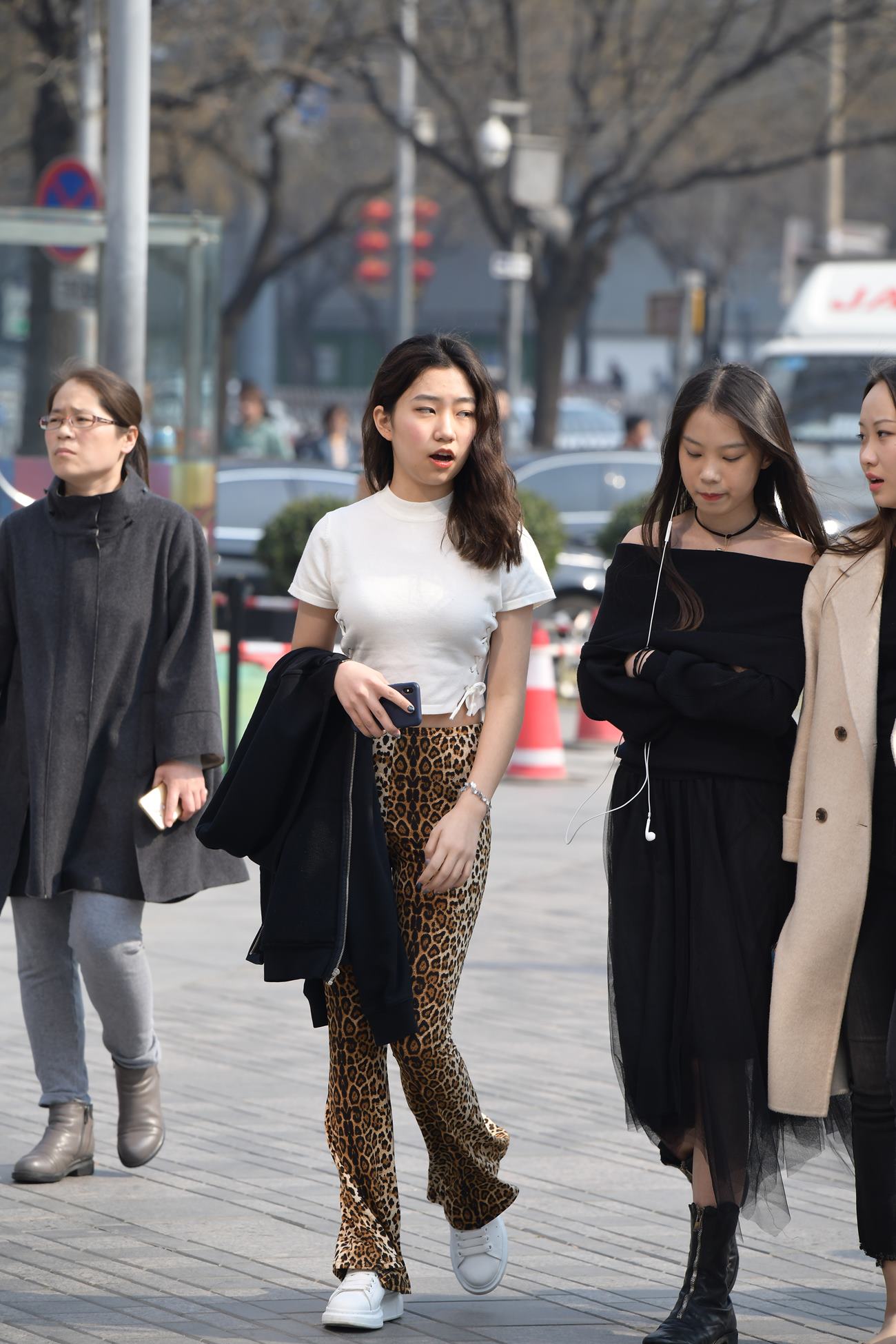 精选街拍作品 NO.4296 复古风豹纹裤[339P/792MB]插图