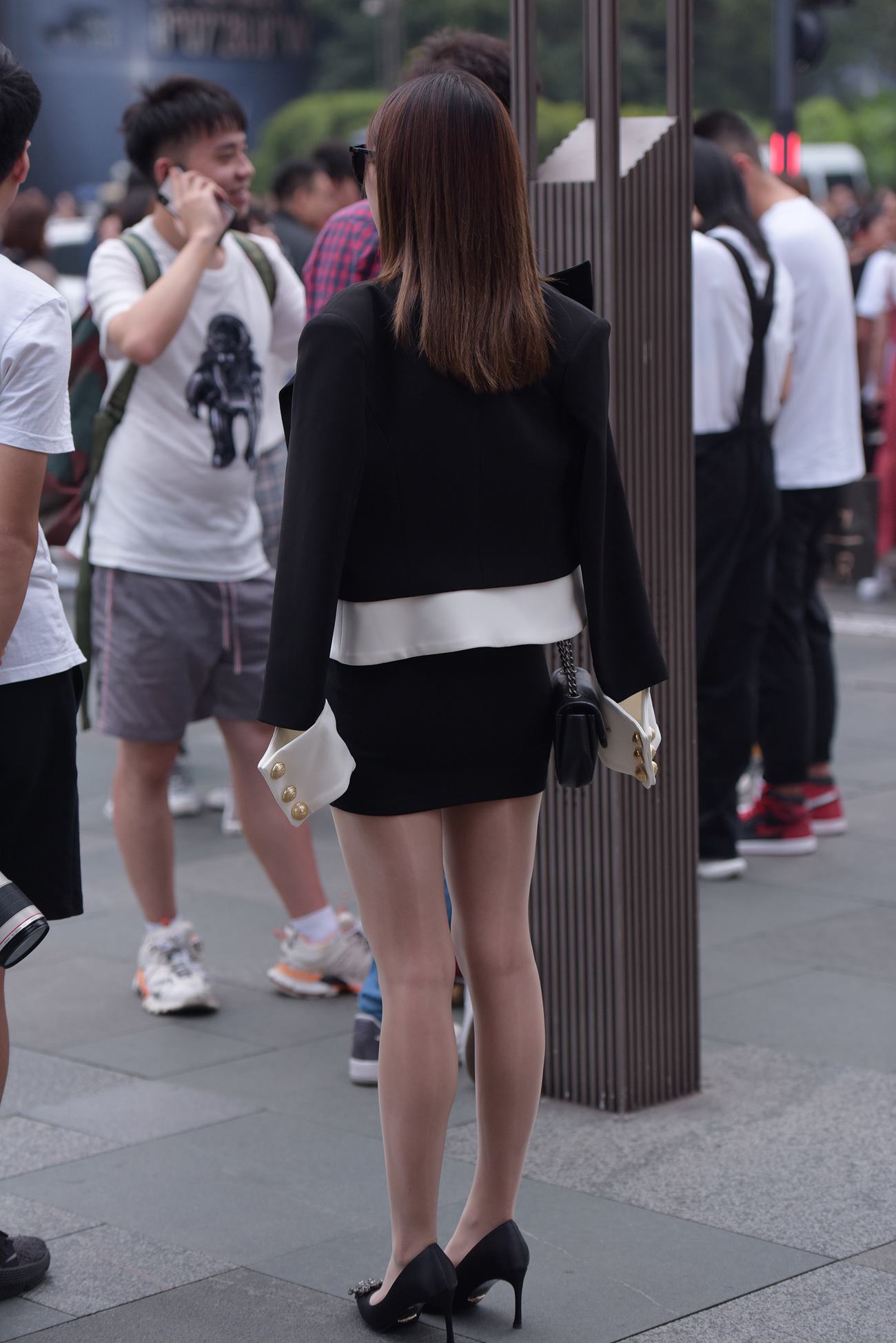 精选街拍作品 NO.4216 魅力黑白搭配[184P/331MB]插图